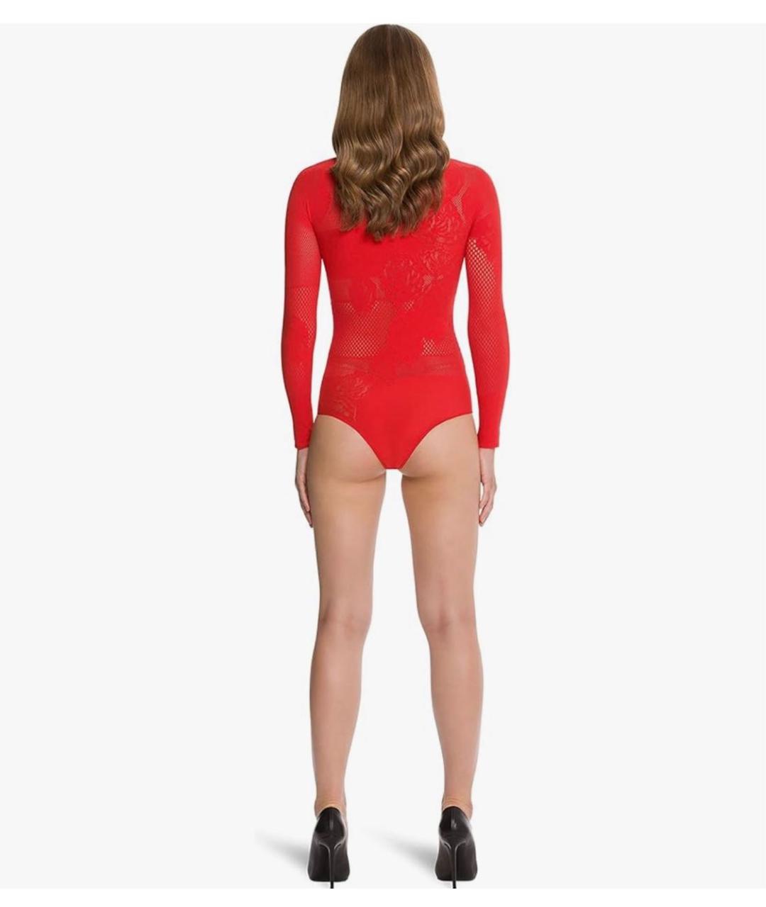 WOLFORD Красное полиамидовое боди, фото 2