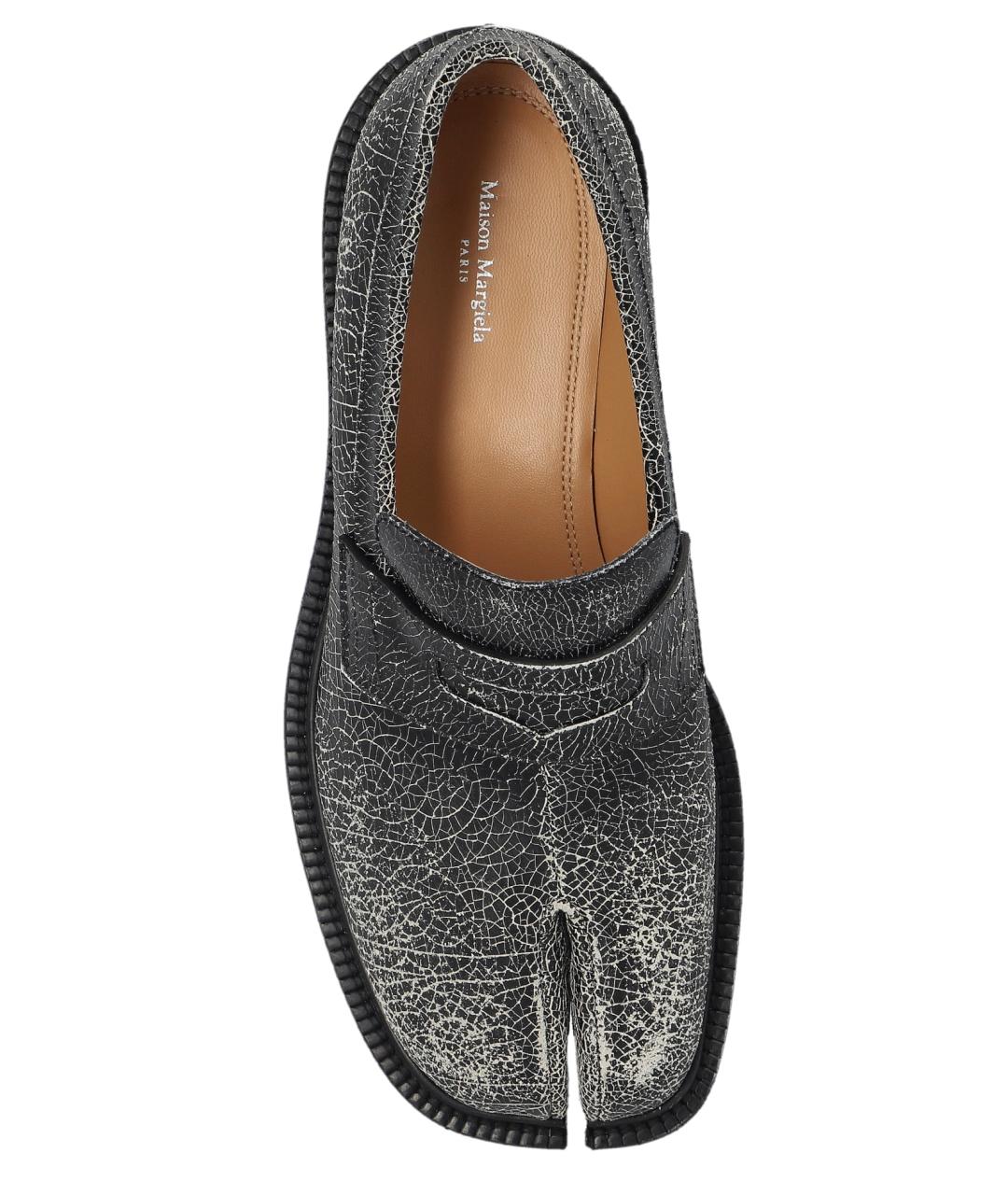 MAISON MARGIELA Черные кожаные лоферы, фото 5