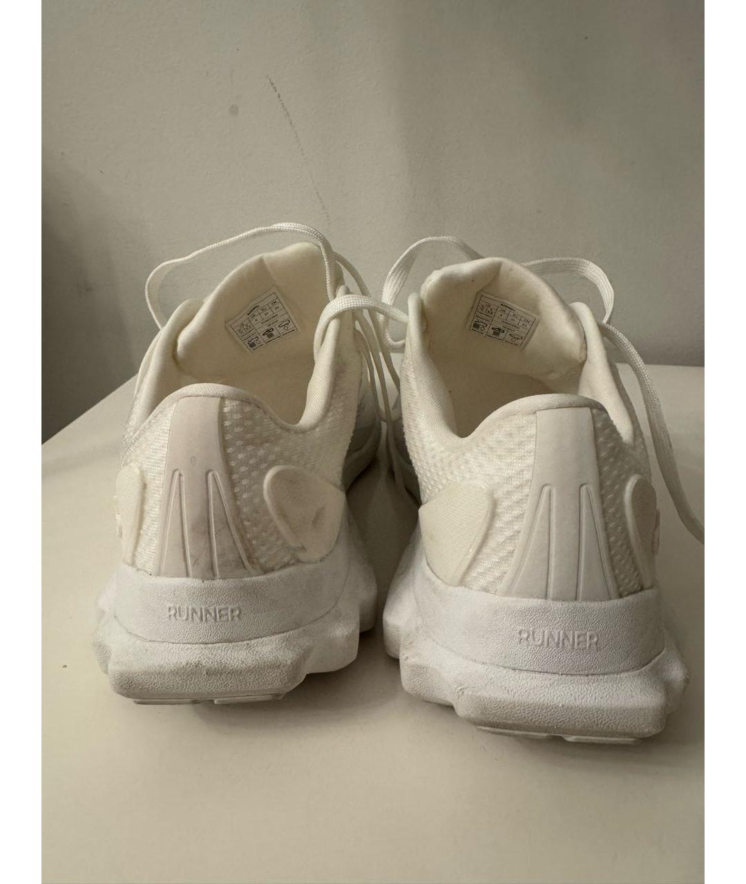 ALO YOGA Белые текстильные кроссовки, фото 4