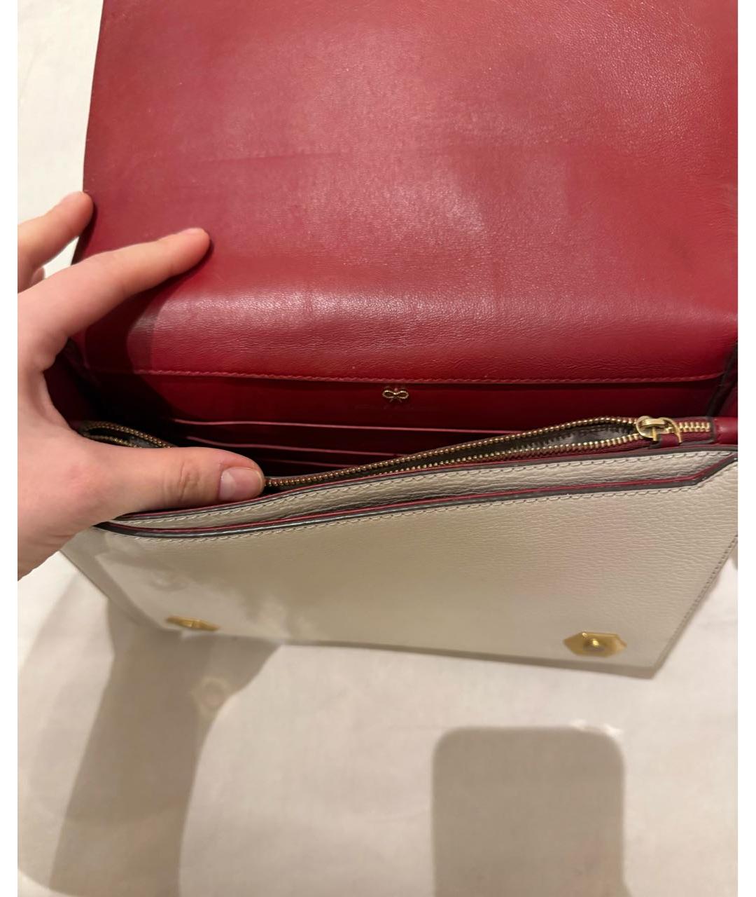 ANYA HINDMARCH Мульти кожаная сумка через плечо, фото 4