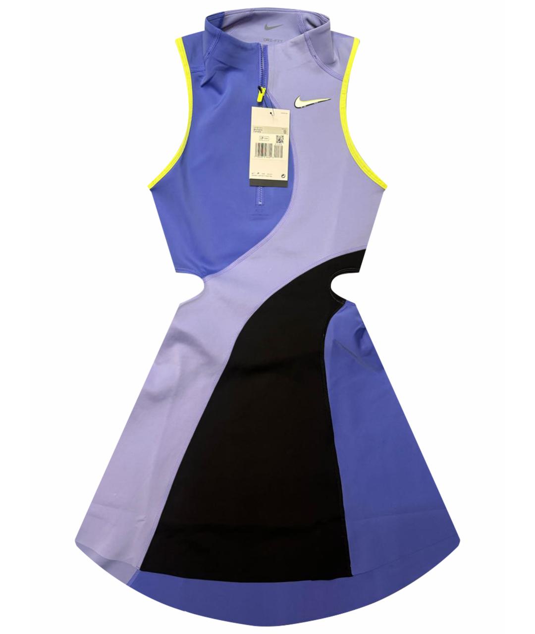 NIKE Синее синтетическое платье, фото 1