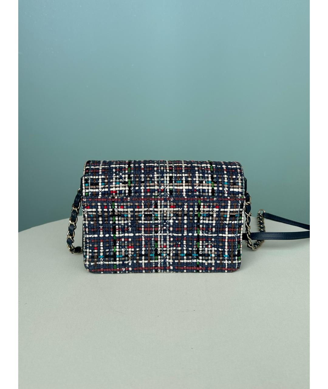CHANEL Мульти твидовая сумка через плечо, фото 2