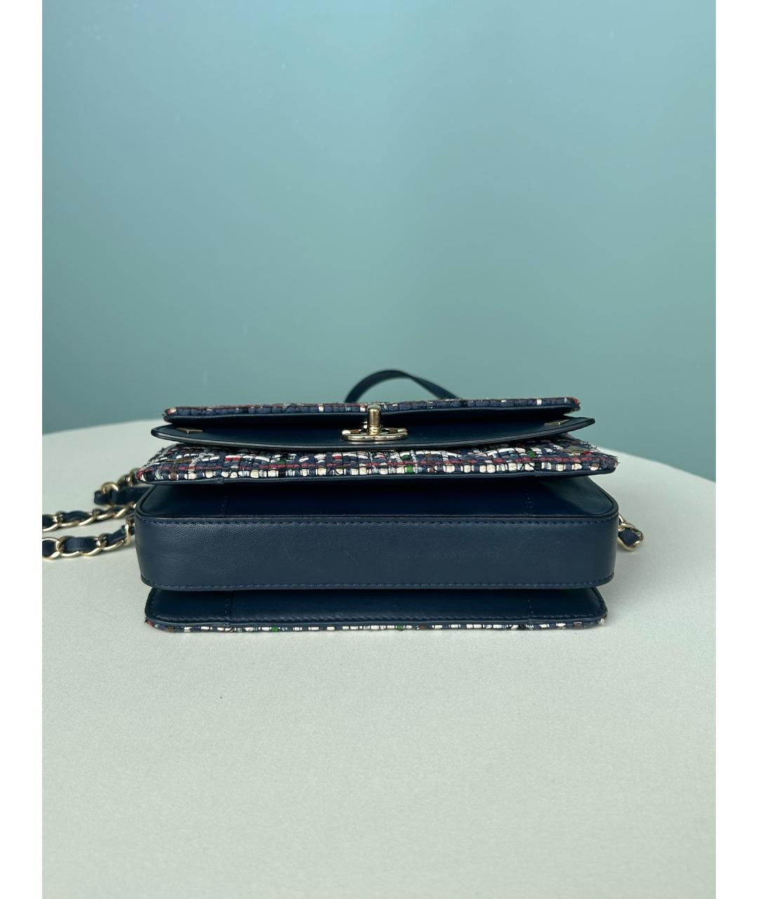 CHANEL Мульти твидовая сумка через плечо, фото 4