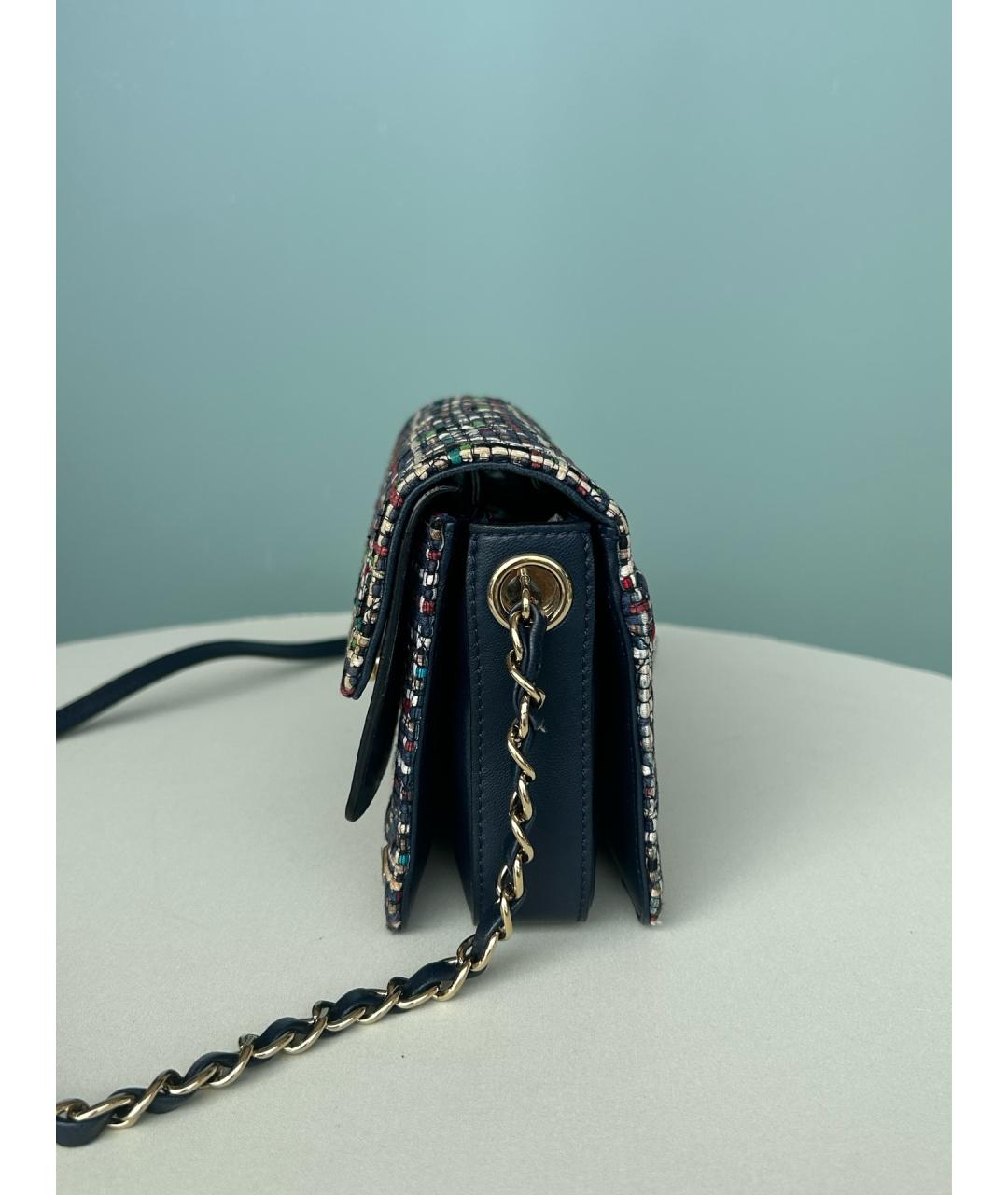 CHANEL Мульти твидовая сумка через плечо, фото 3