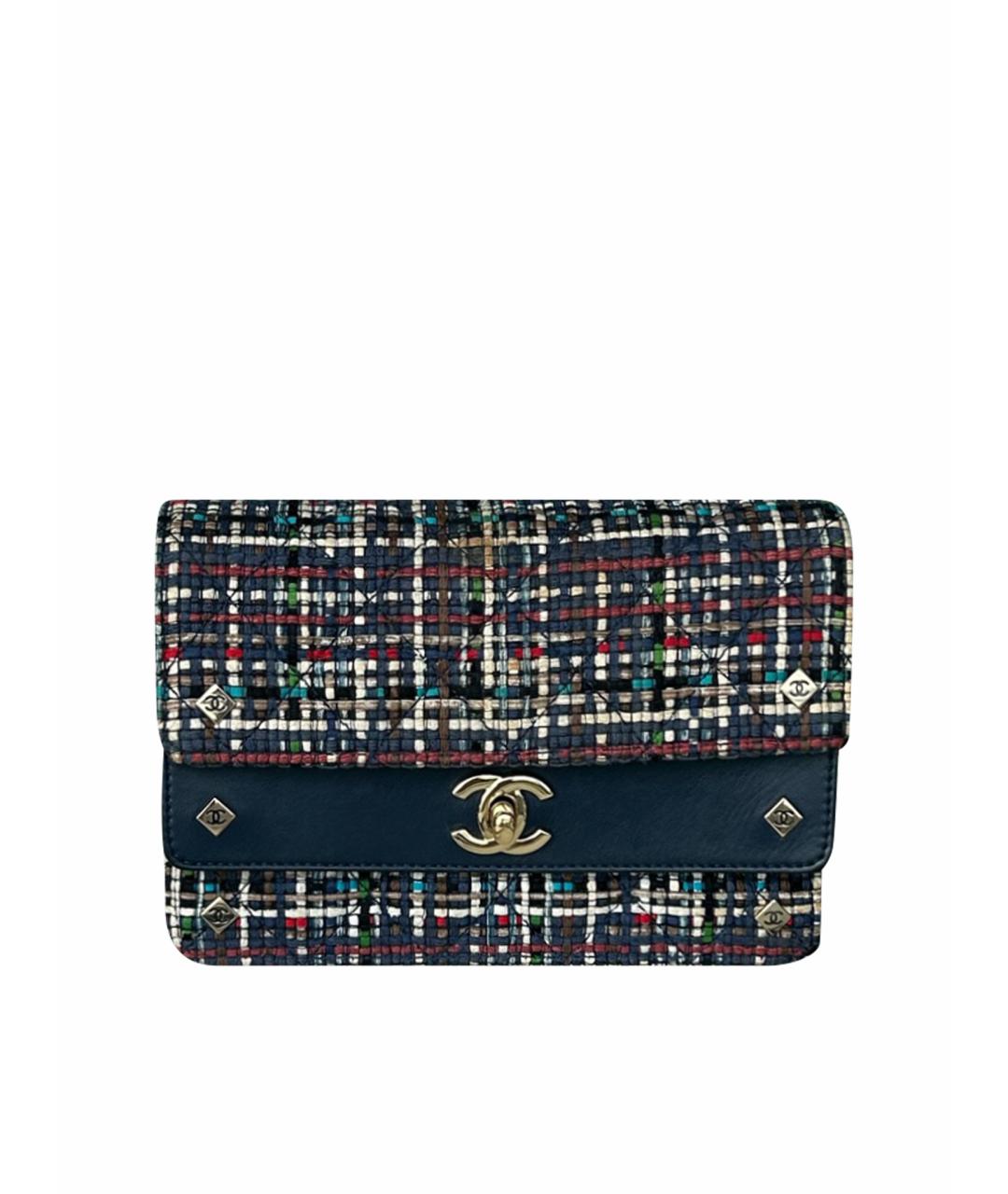 CHANEL Мульти твидовая сумка через плечо, фото 1