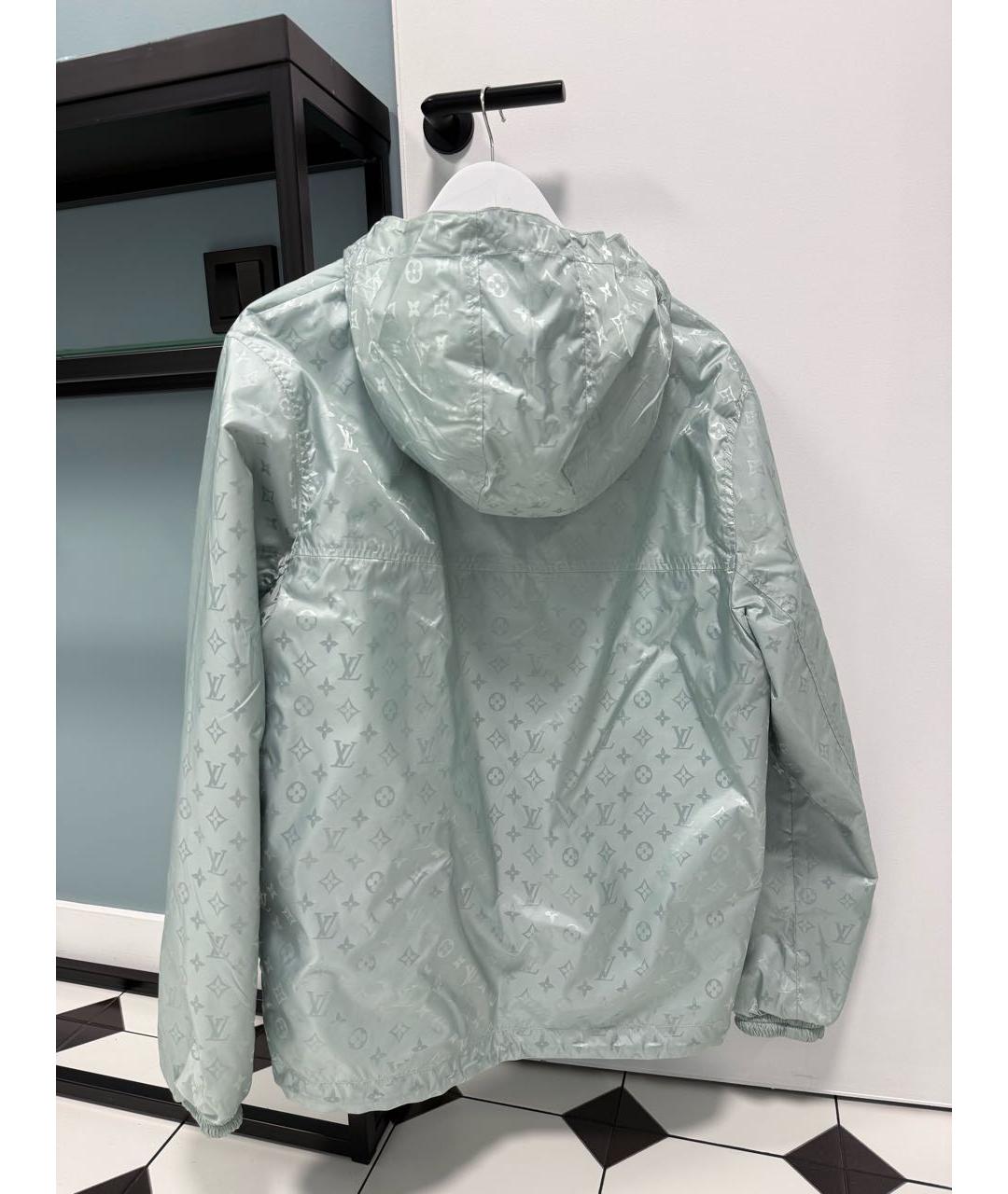 LOUIS VUITTON Салатовая полиамидовая куртка, фото 2