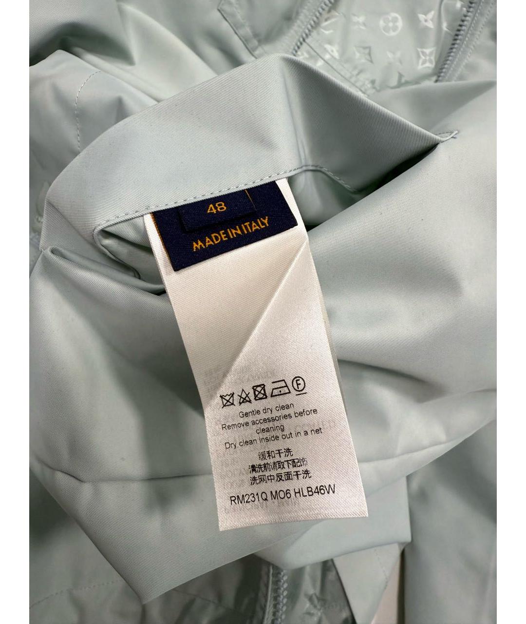 LOUIS VUITTON Салатовая полиамидовая куртка, фото 8