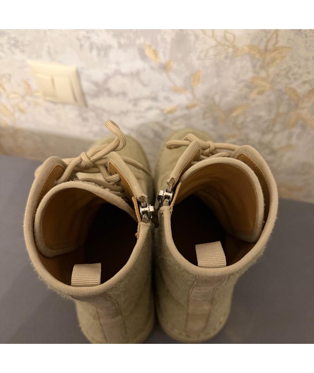 12 STOREEZ Бежевые текстильные ботинки, фото 5