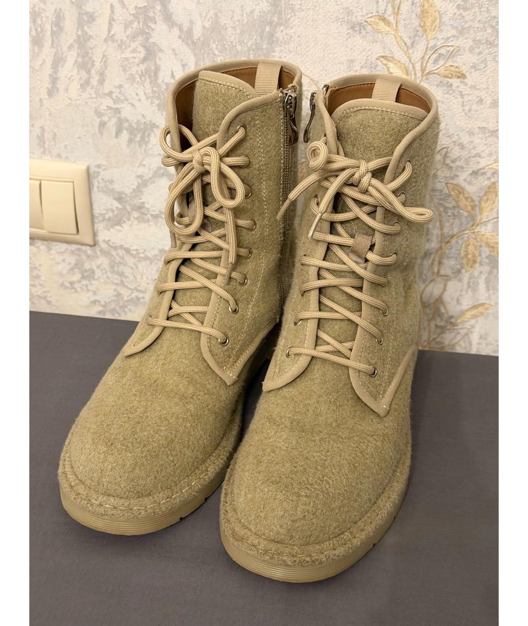 12 STOREEZ Бежевые текстильные ботинки, фото 2