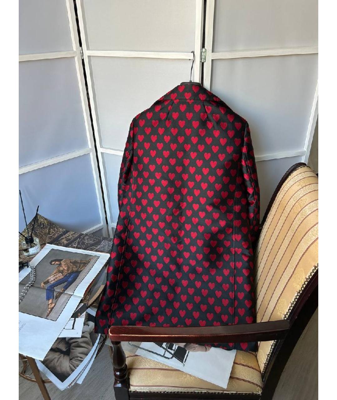 RED VALENTINO Мульти полиэстеровый тренч/плащ, фото 2