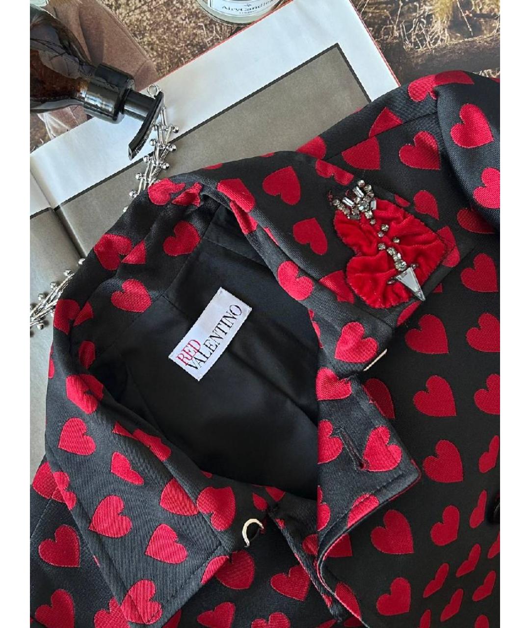 RED VALENTINO Мульти полиэстеровый тренч/плащ, фото 3