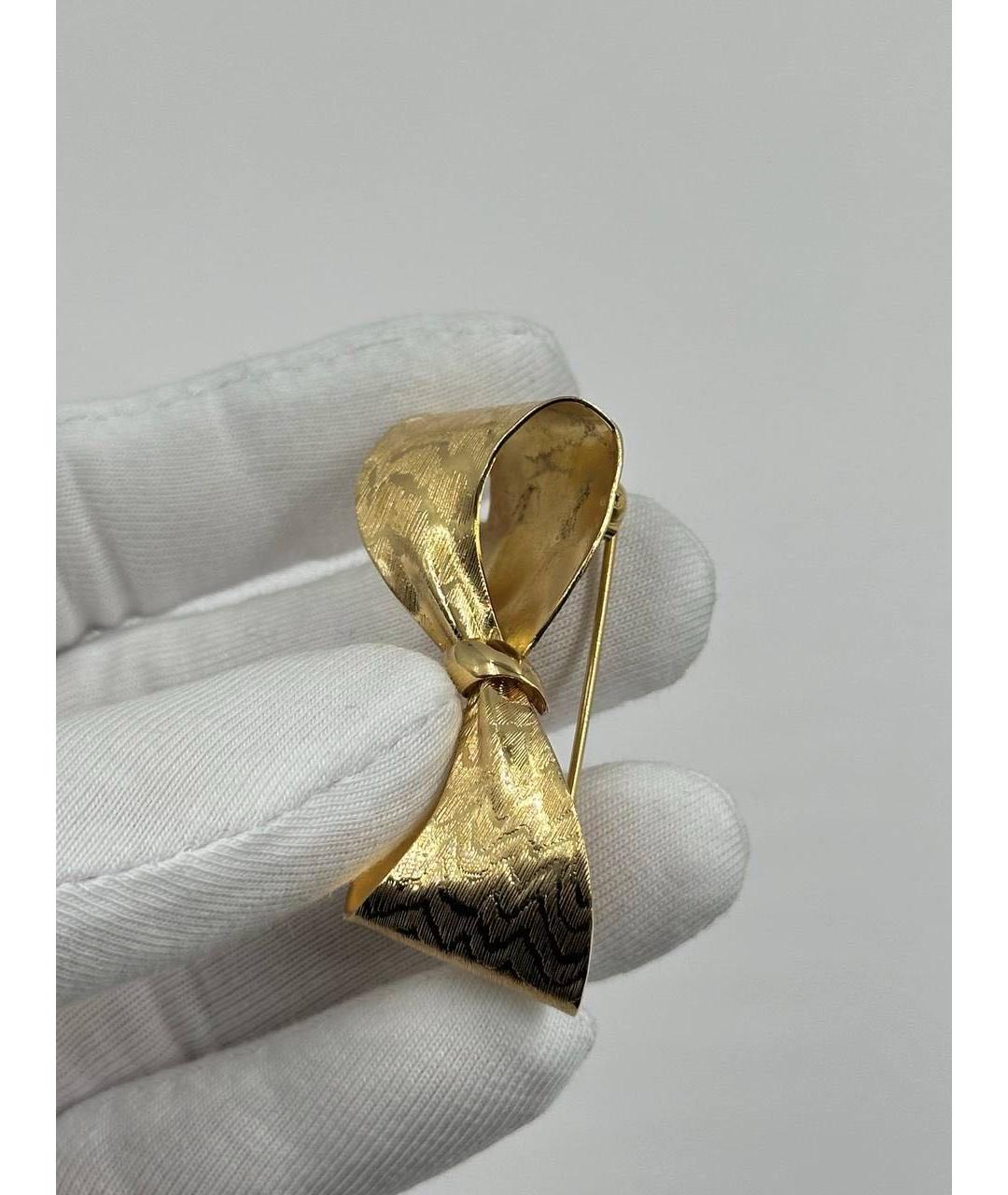 CHRISTIAN DIOR Золотая позолоченная булавка / брошь, фото 5