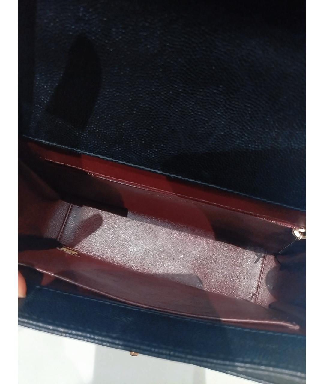 CHANEL Черная кожаная сумка через плечо, фото 7