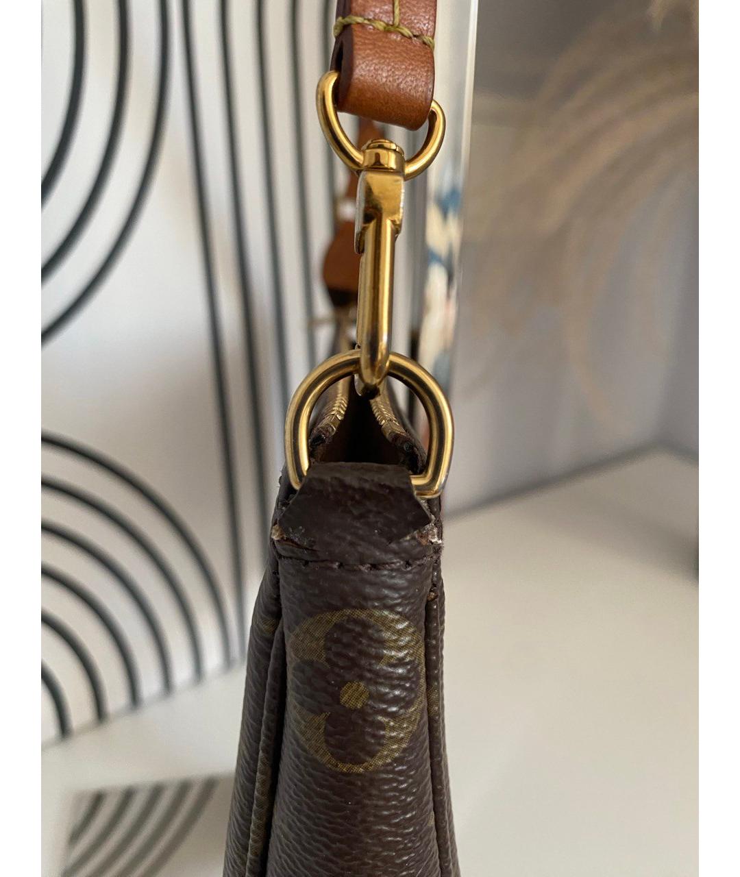 LOUIS VUITTON Коричневая сумка с короткими ручками, фото 7