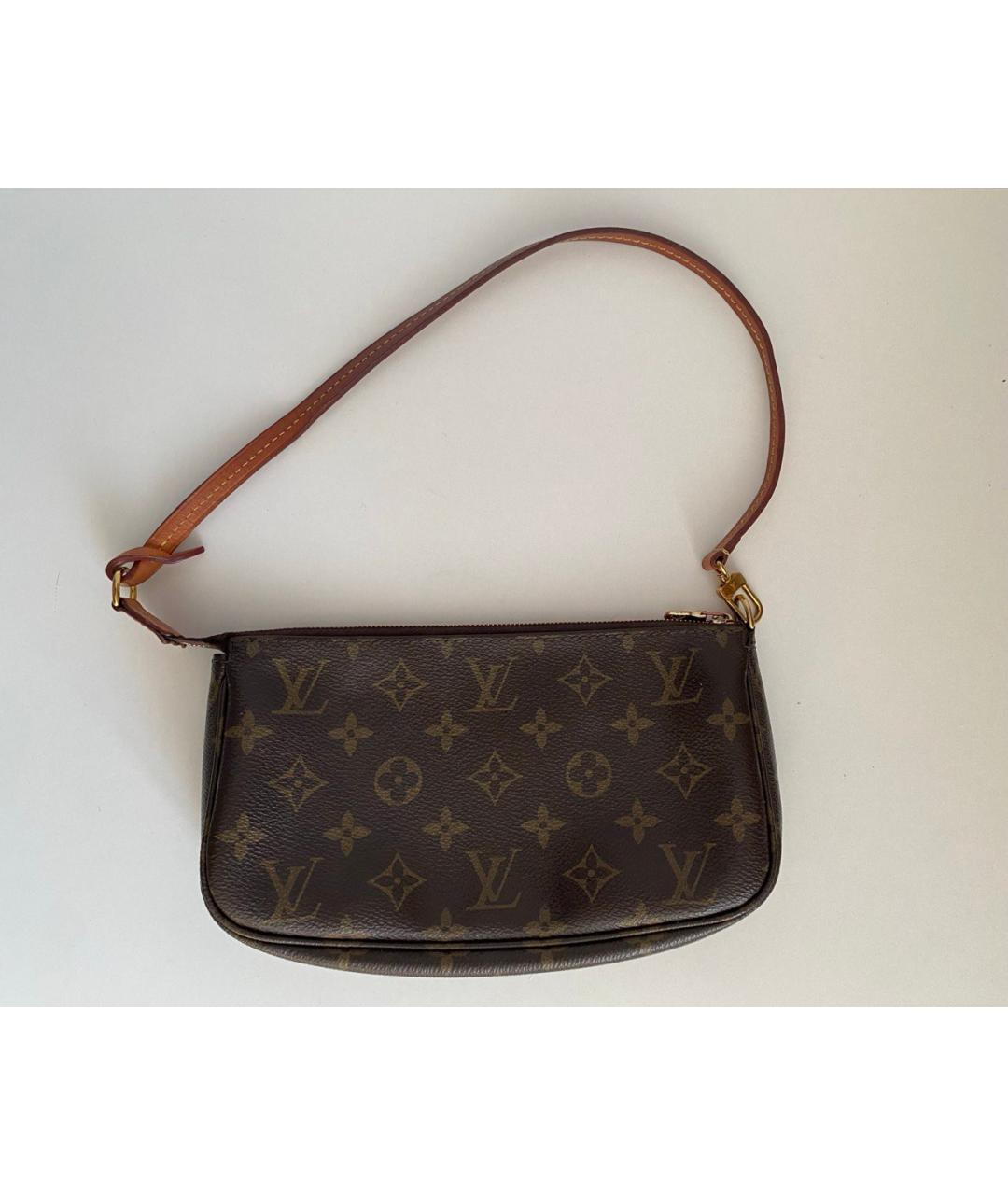 LOUIS VUITTON Коричневая сумка с короткими ручками, фото 8