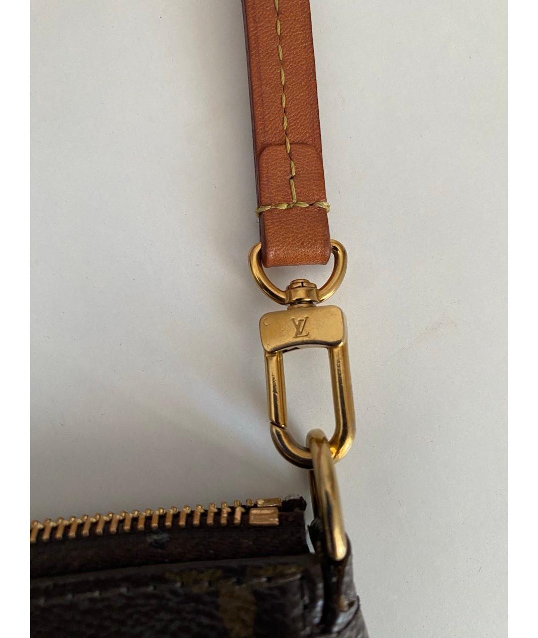 LOUIS VUITTON Коричневая сумка с короткими ручками, фото 6