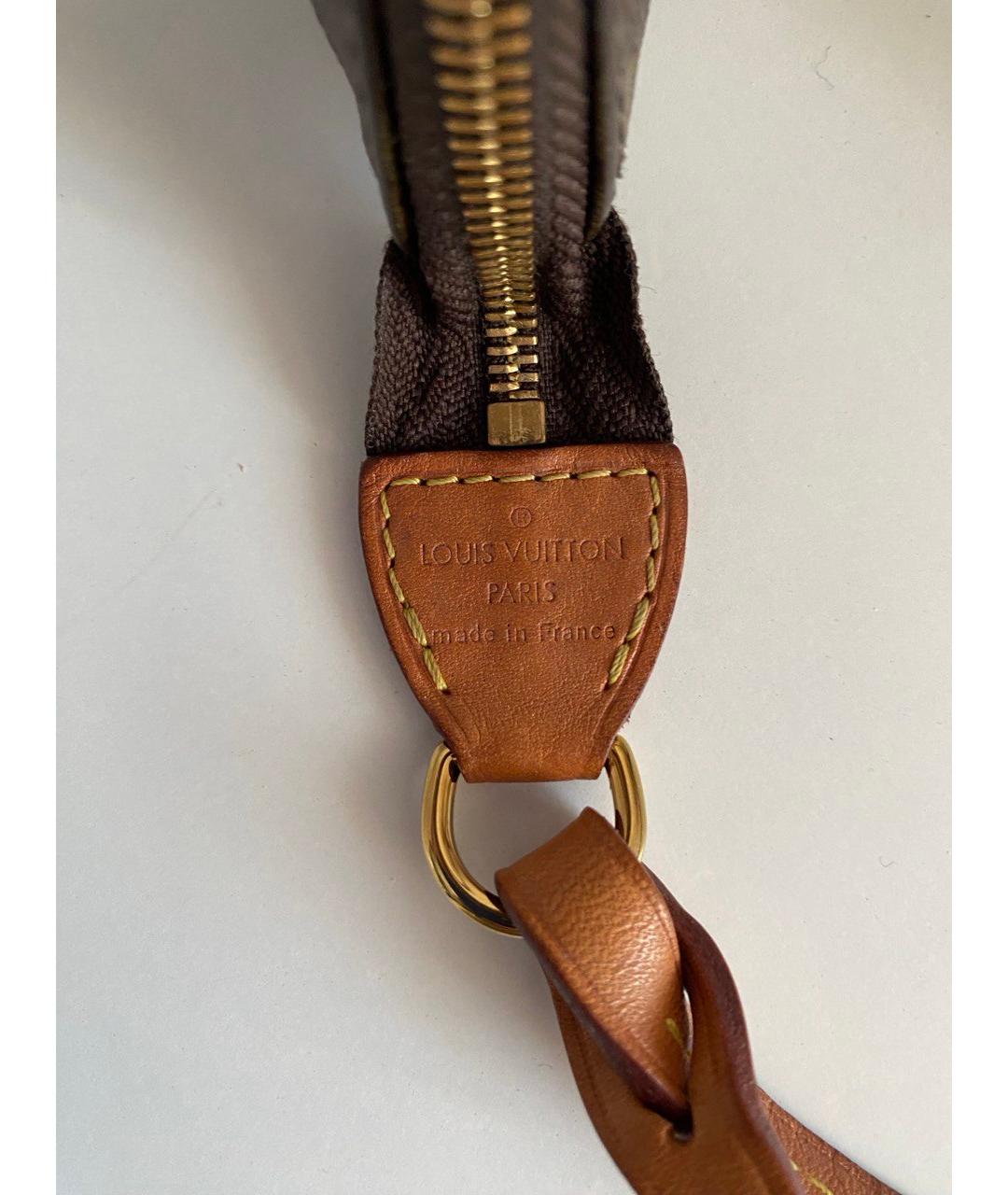 LOUIS VUITTON Коричневая сумка с короткими ручками, фото 4
