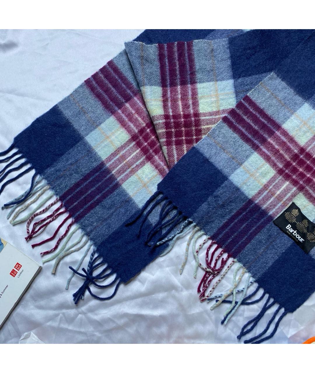 BARBOUR Мульти шерстяной шарф, фото 3