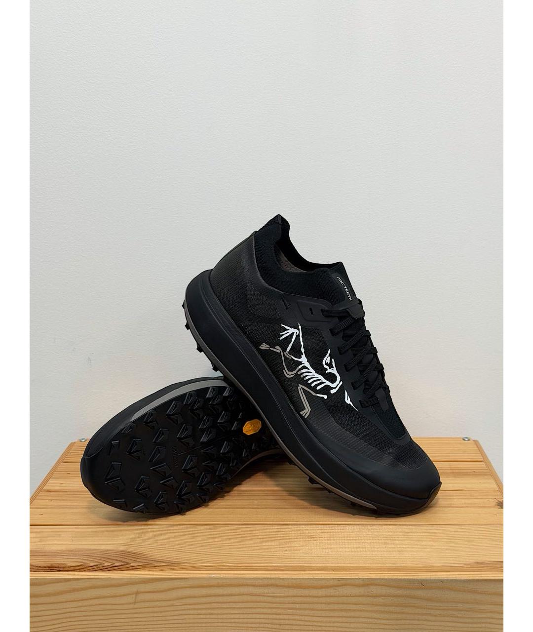 ARCTERYX Черные текстильные низкие кроссовки / кеды, фото 2