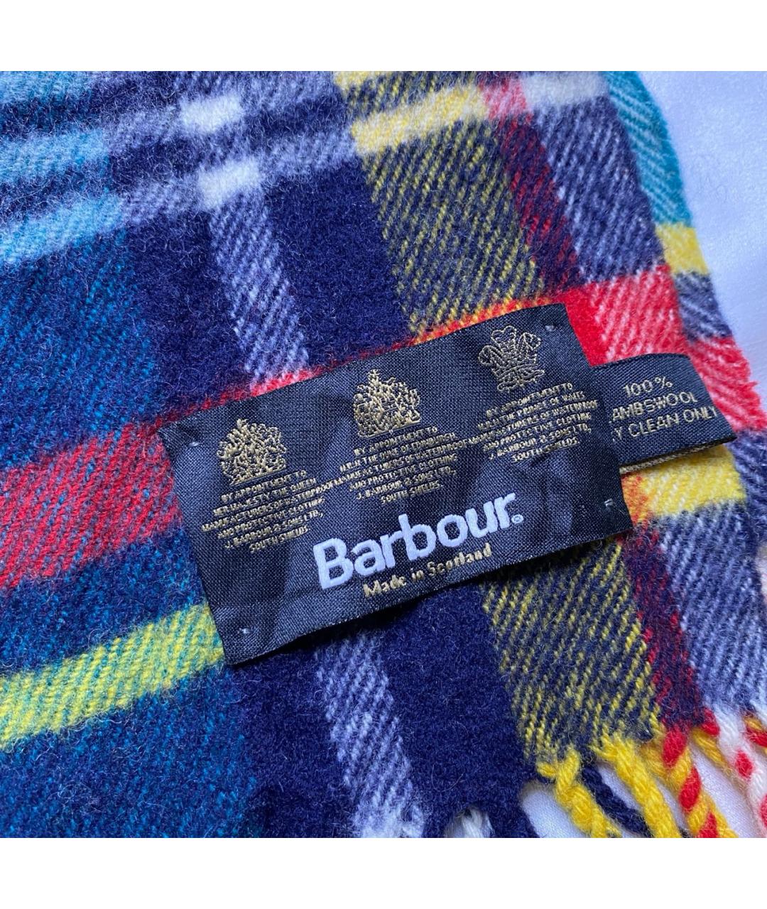 BARBOUR Мульти шерстяной шарф, фото 6