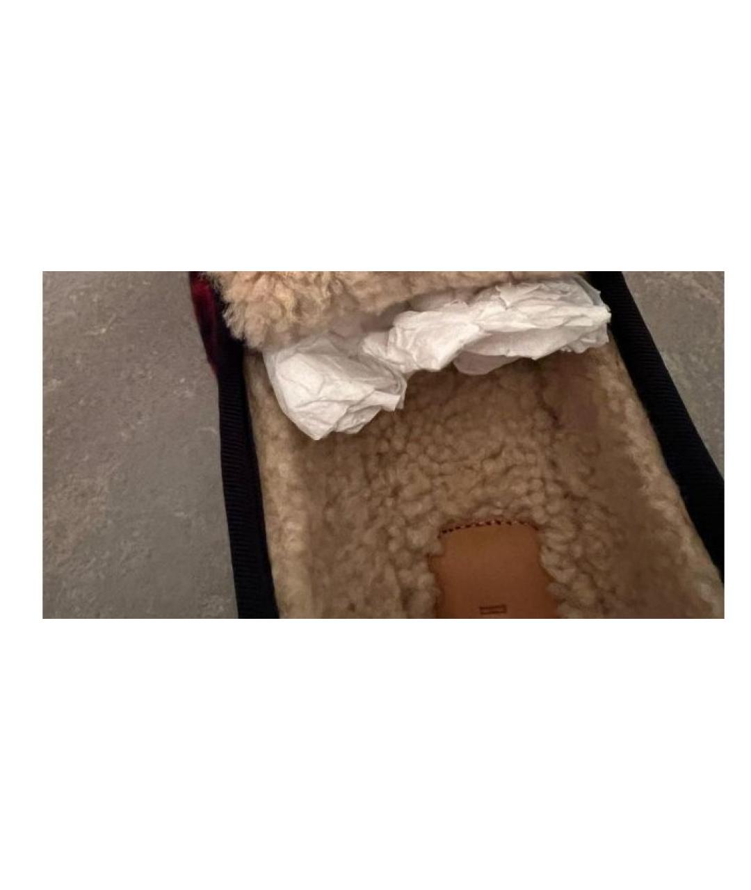 GUCCI Мульти текстильные лоферы, фото 6