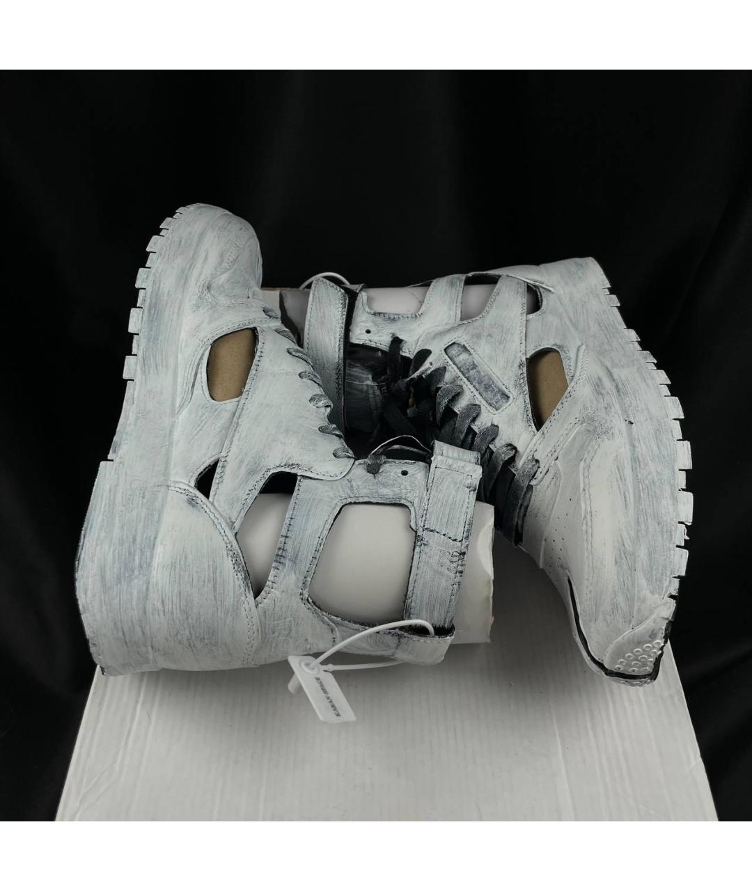 MAISON MARGIELA Белые высокие кроссовки / кеды, фото 4