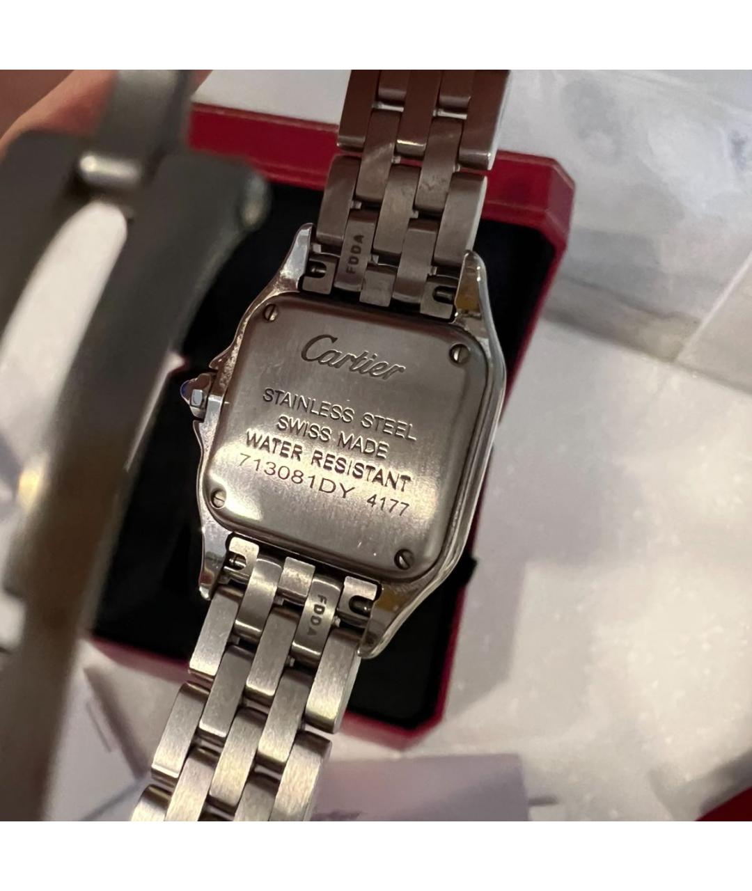 CARTIER Серебряные часы, фото 2