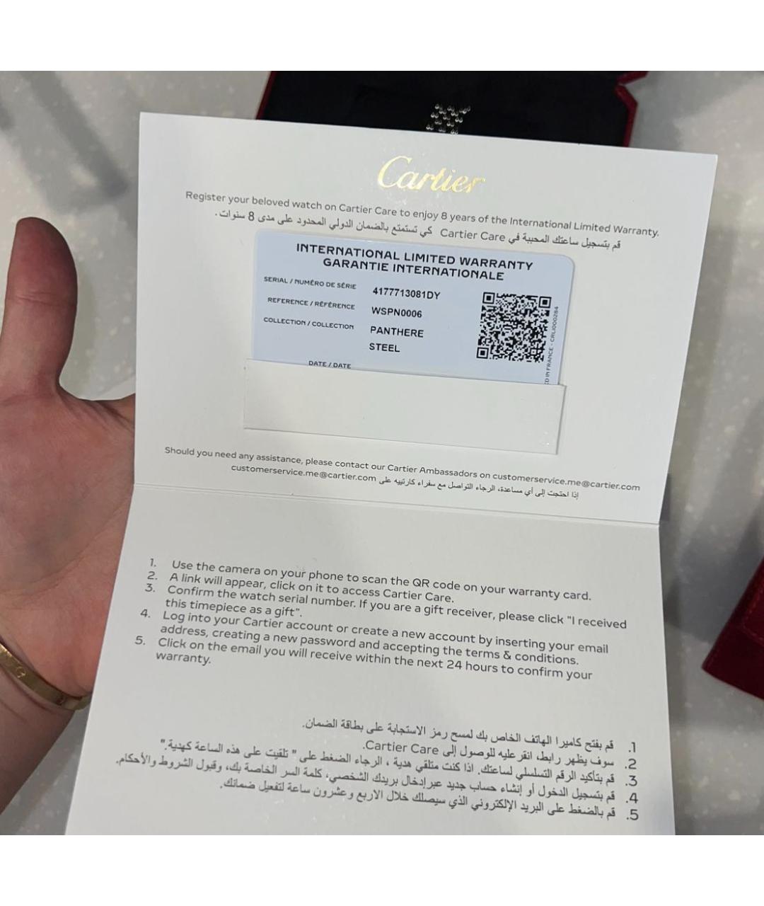 CARTIER Серебряные часы, фото 5