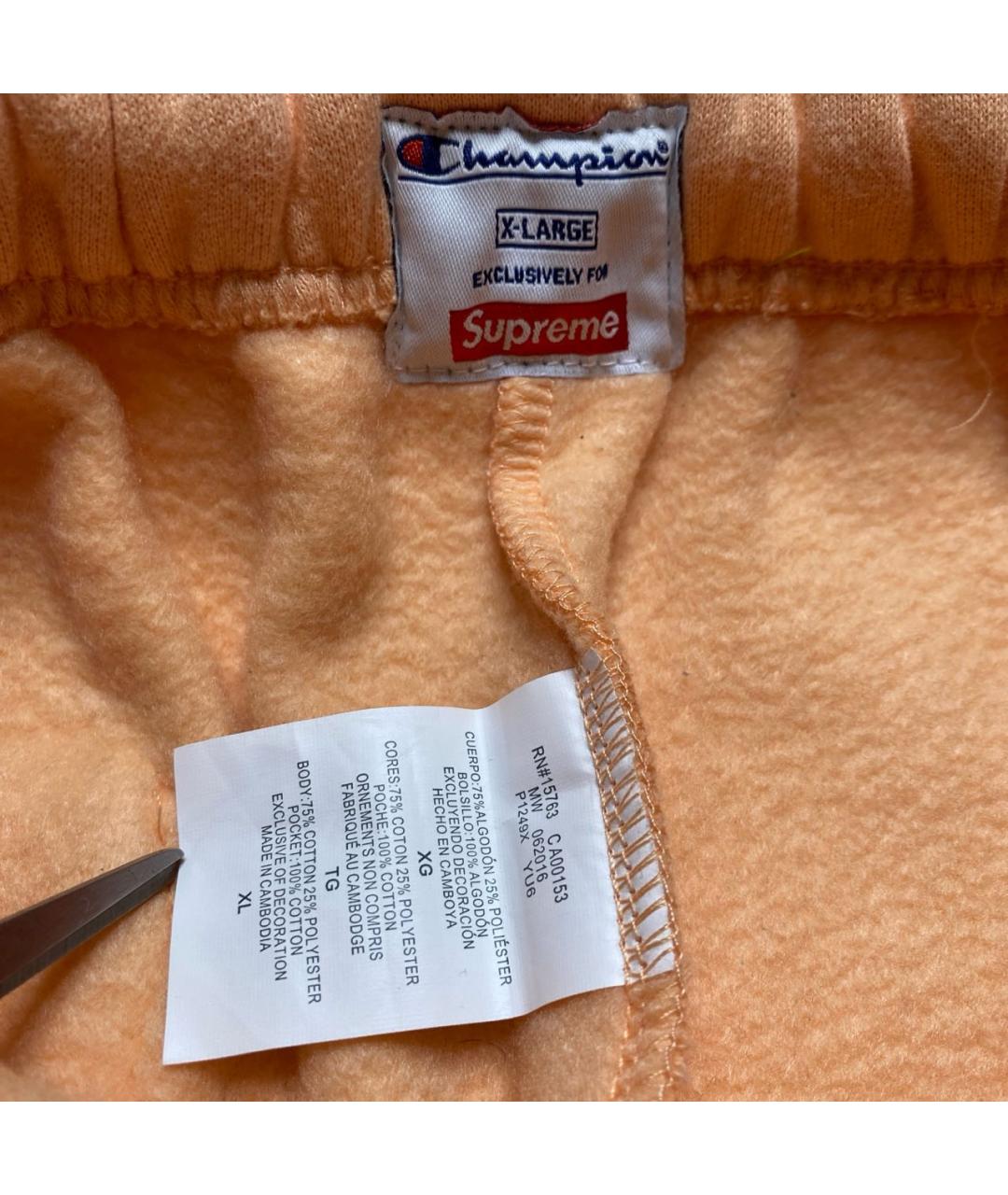 SUPREME Коралловые хлопковые повседневные брюки, фото 7