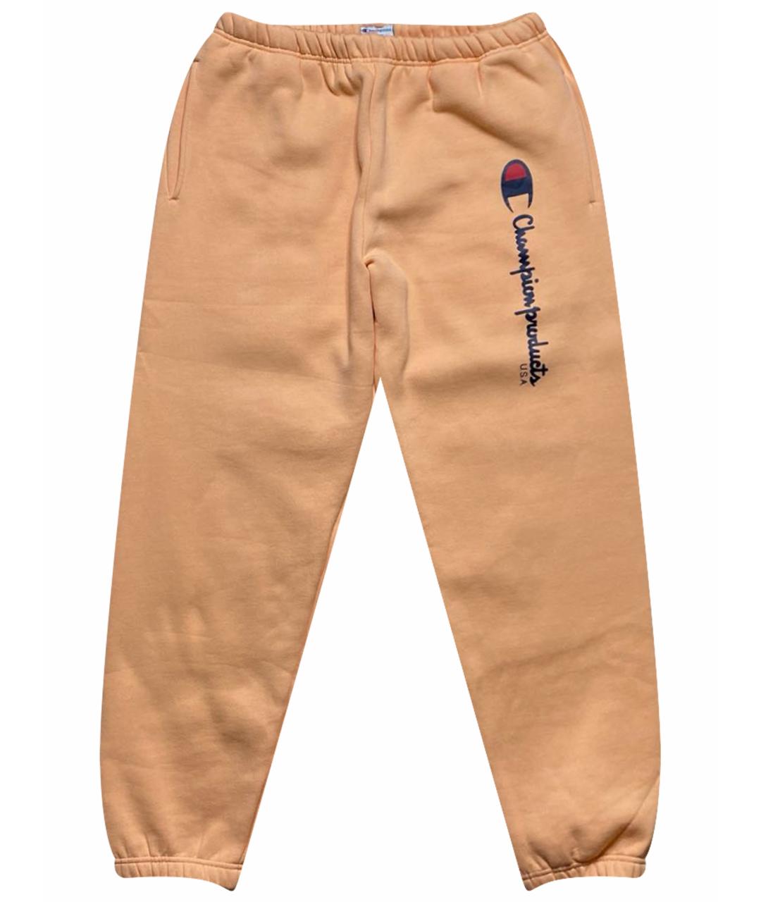 SUPREME Коралловые хлопковые повседневные брюки, фото 1