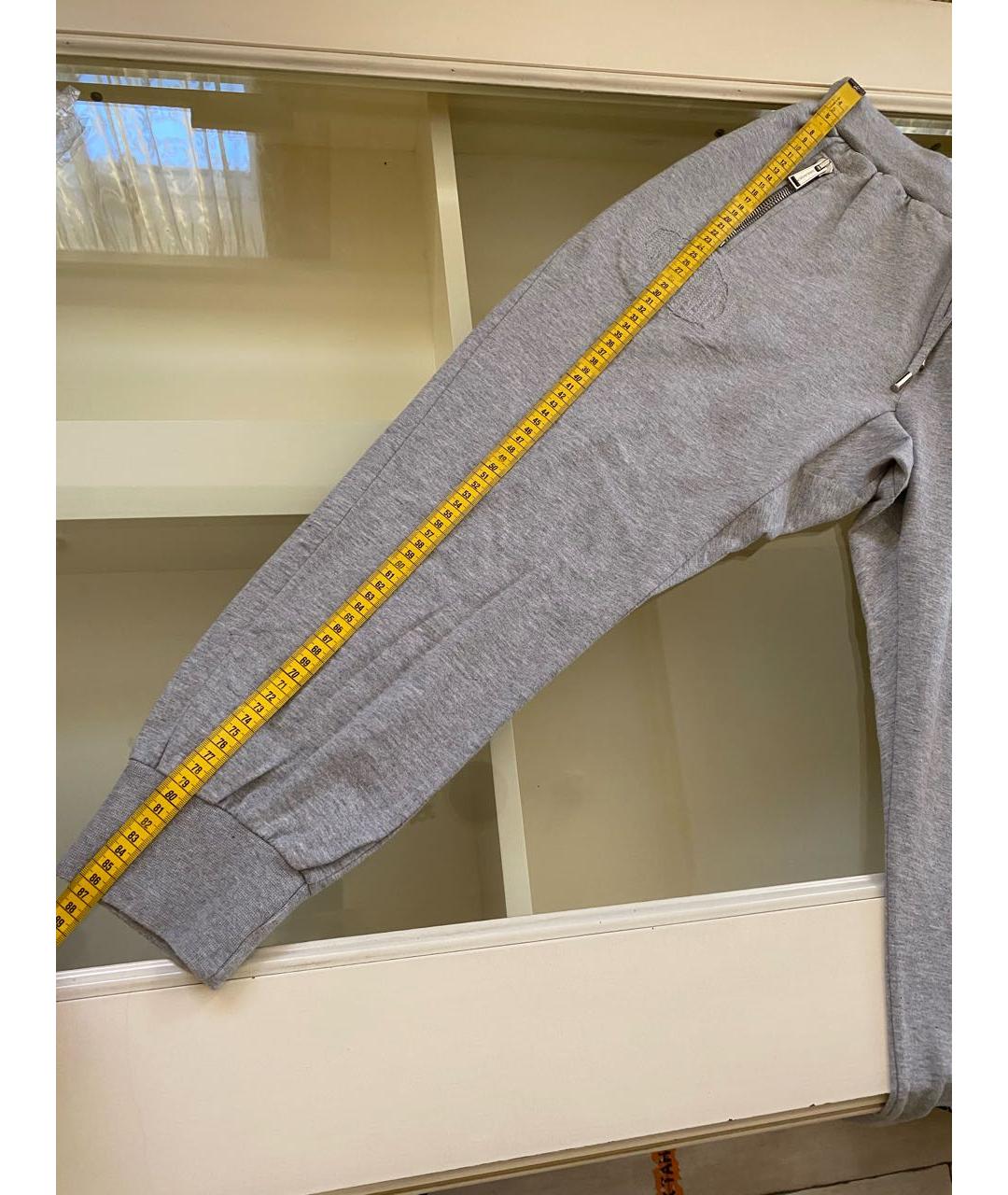 DSQUARED2 Серые хлопковые спортивные брюки и шорты, фото 8