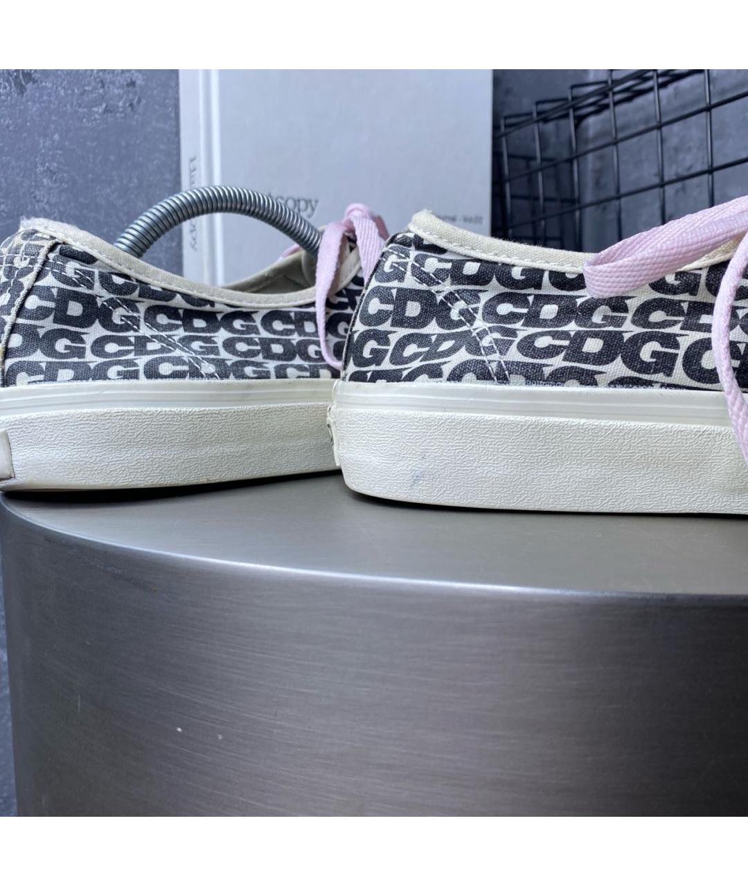 COMME DES GARÇONS Мульти текстильные низкие кроссовки / кеды, фото 5