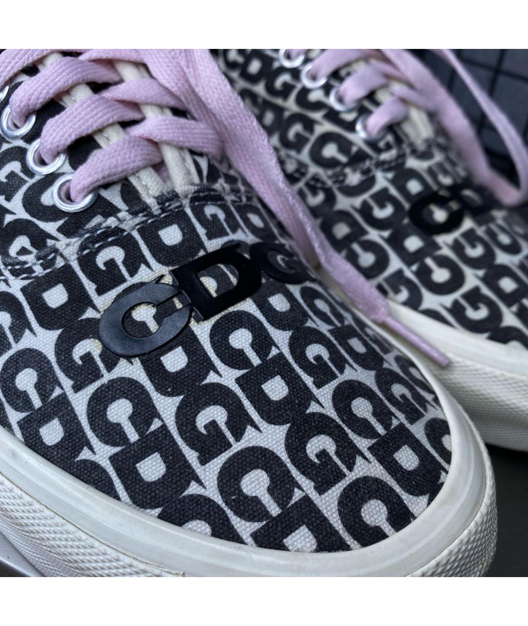 COMME DES GARÇONS Мульти текстильные низкие кроссовки / кеды, фото 4