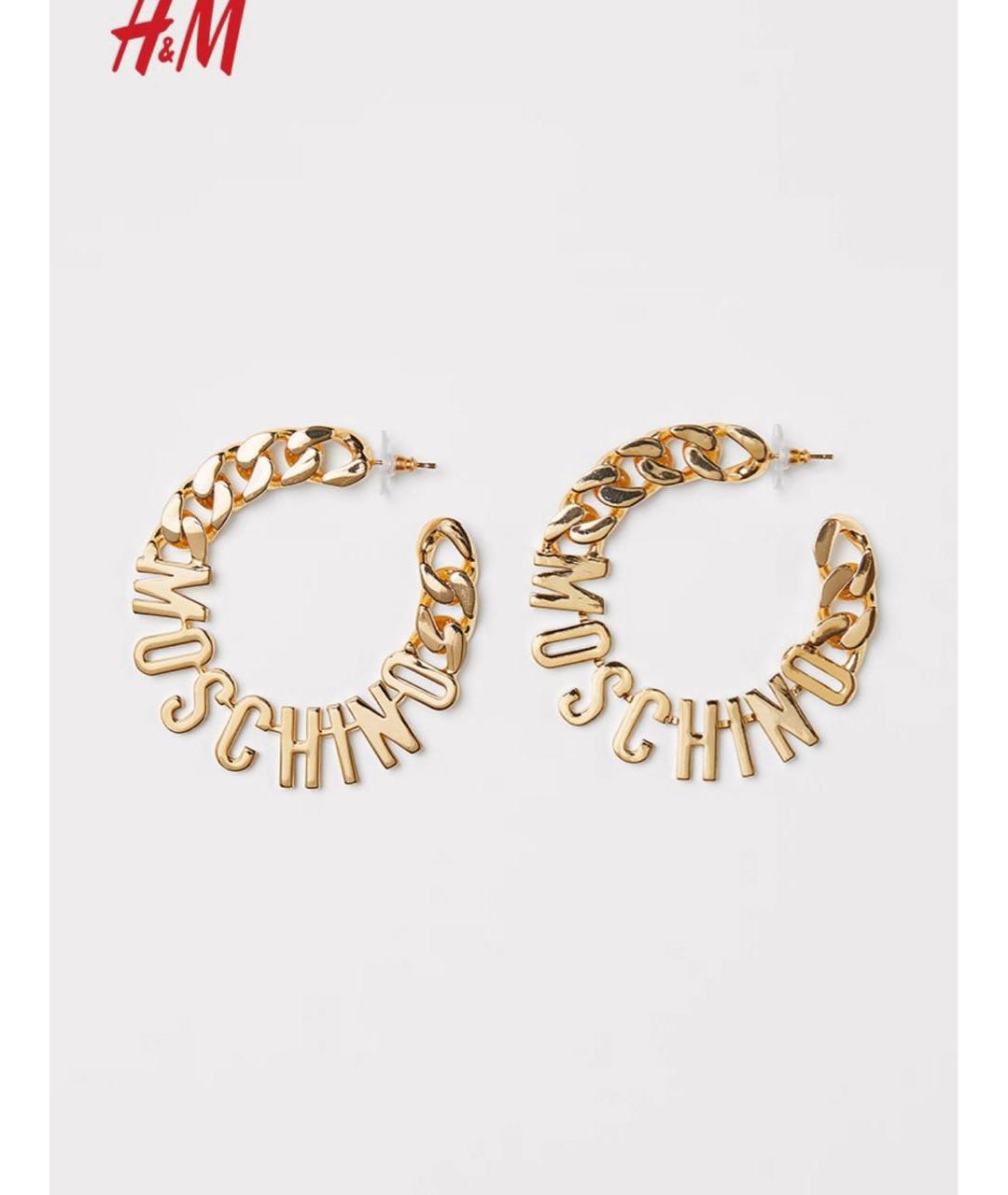 MOSCHINO Золотые серьги, фото 5