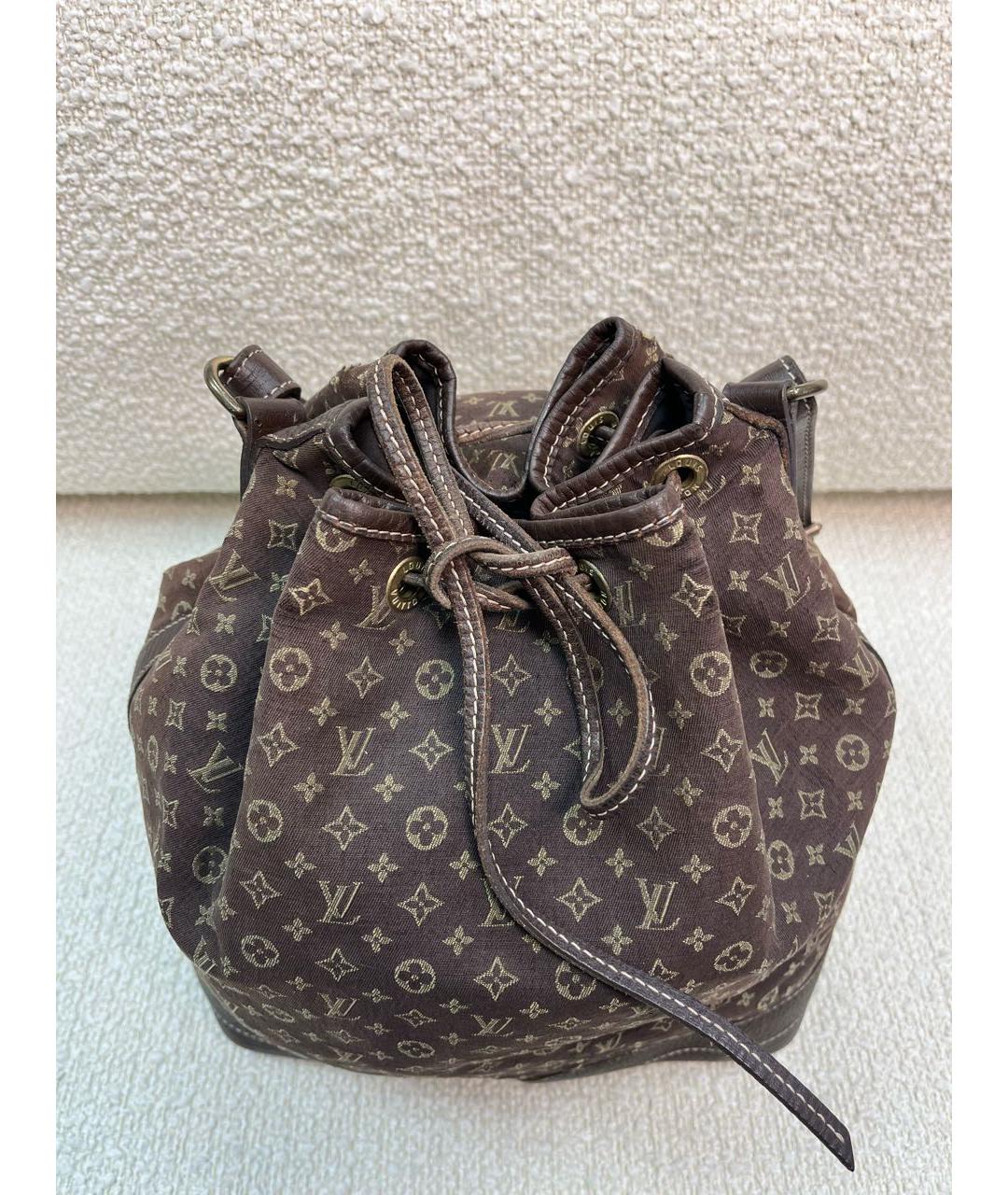 LOUIS VUITTON Коричневая сумка с короткими ручками, фото 4