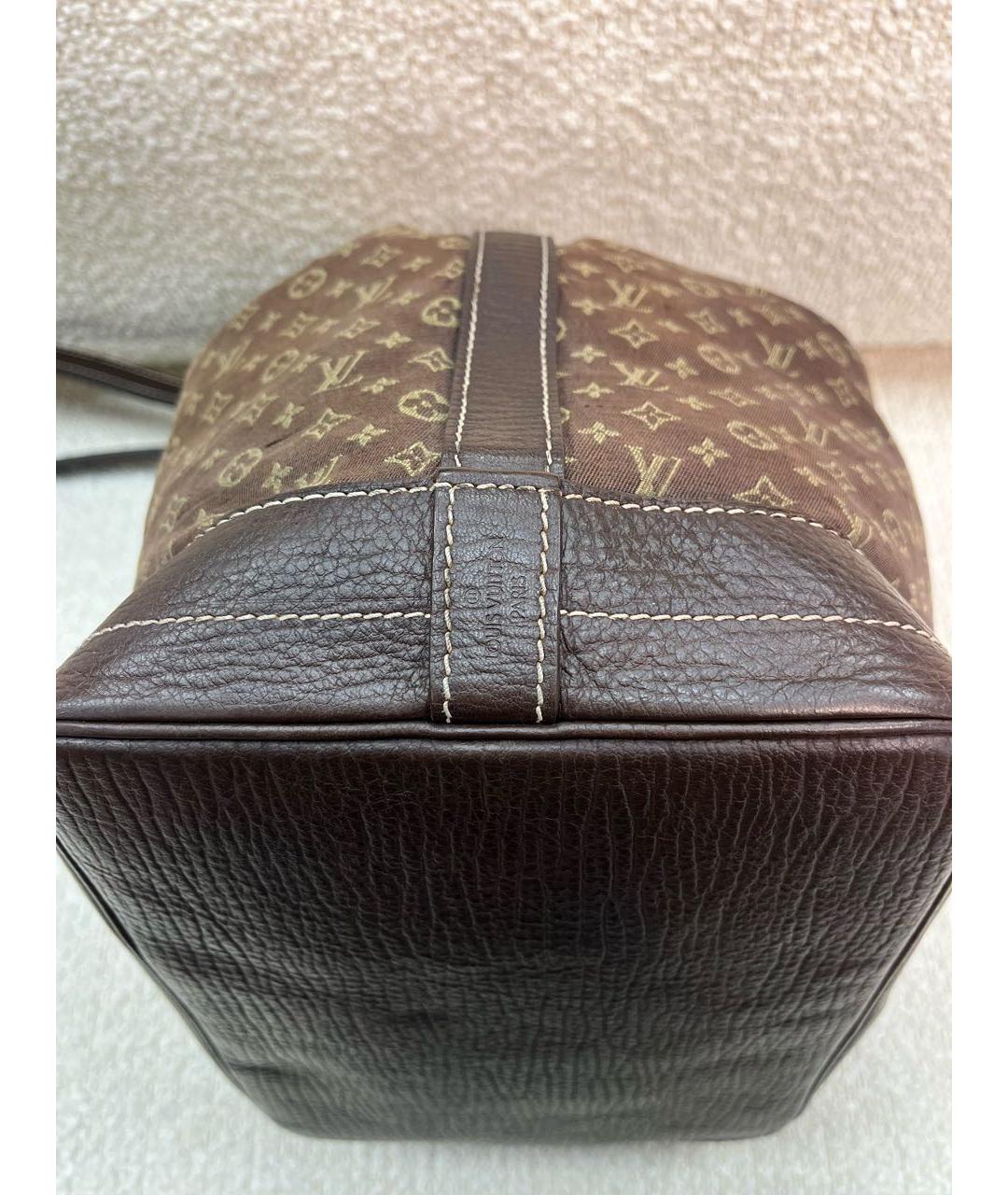 LOUIS VUITTON Коричневая сумка с короткими ручками, фото 7