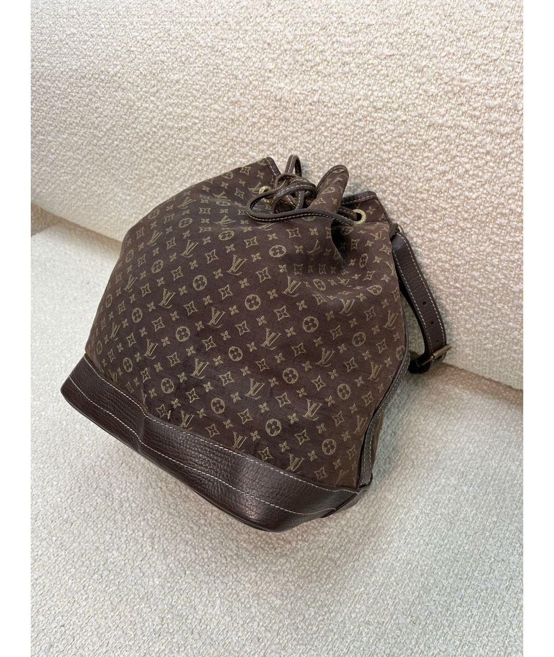 LOUIS VUITTON Коричневая сумка с короткими ручками, фото 5