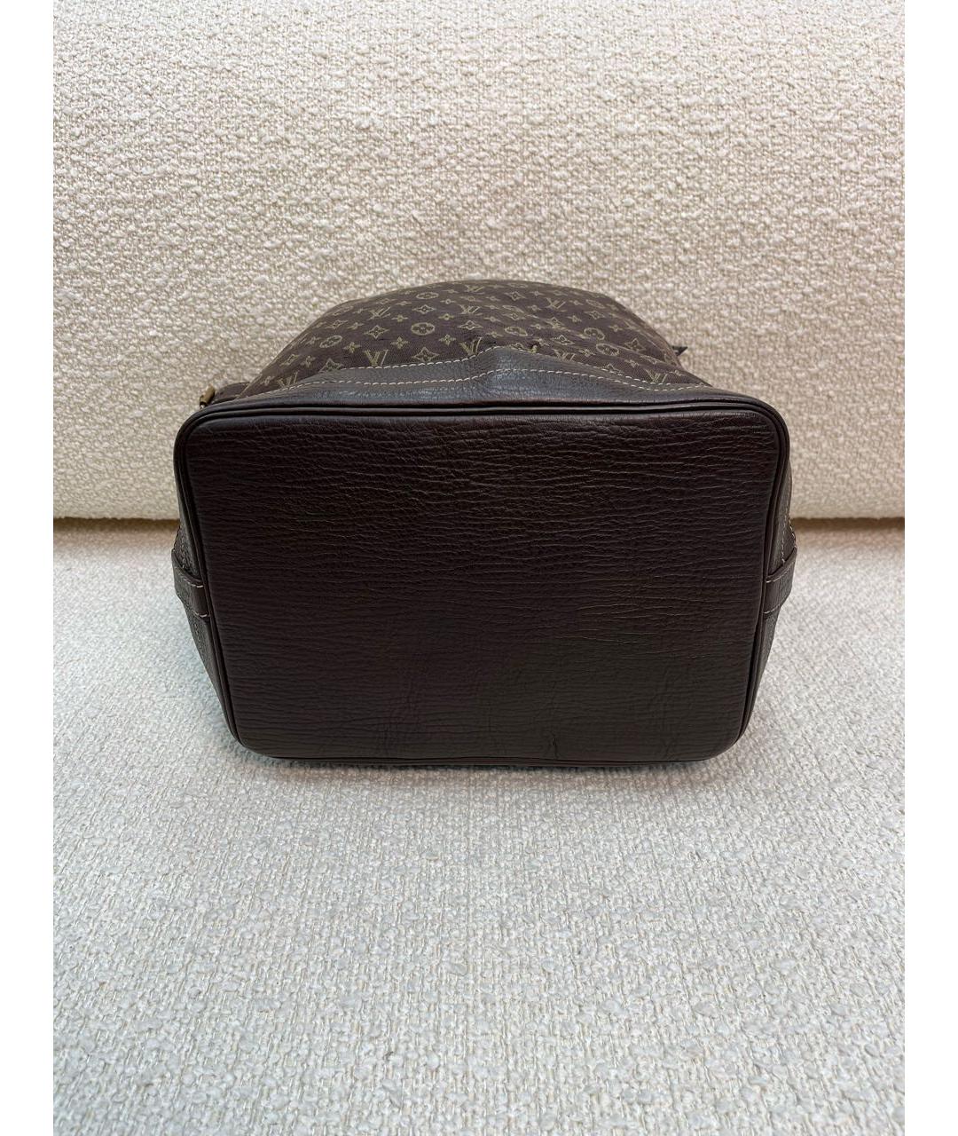 LOUIS VUITTON Коричневая сумка с короткими ручками, фото 6