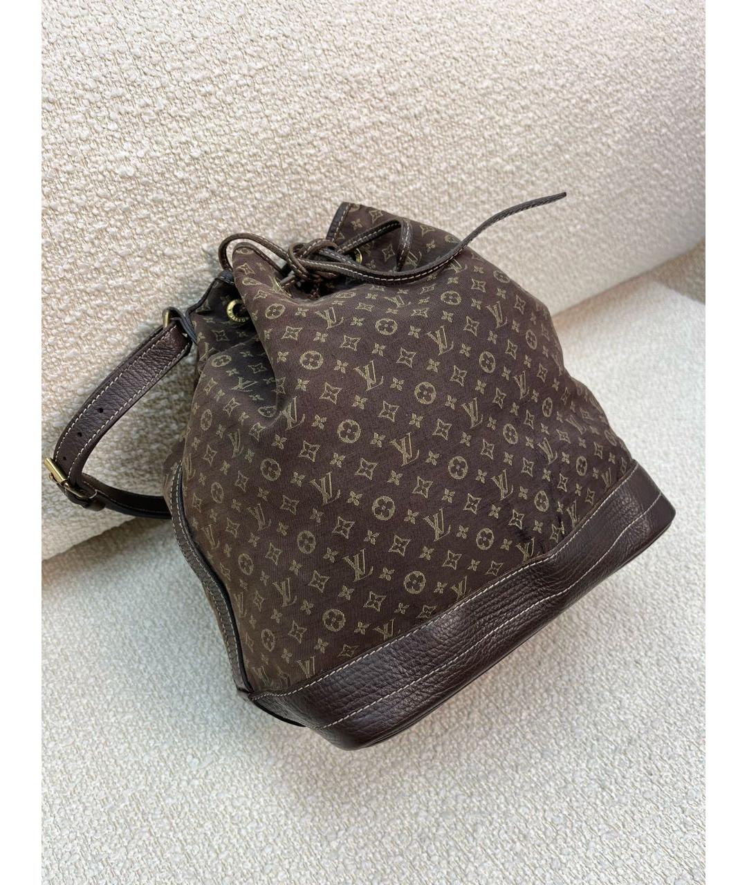 LOUIS VUITTON Коричневая сумка с короткими ручками, фото 2