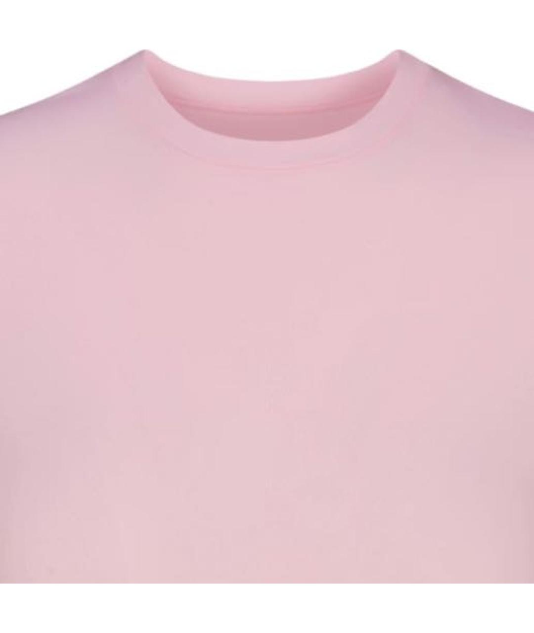SKIMS Розовая хлопковая футболка, фото 2