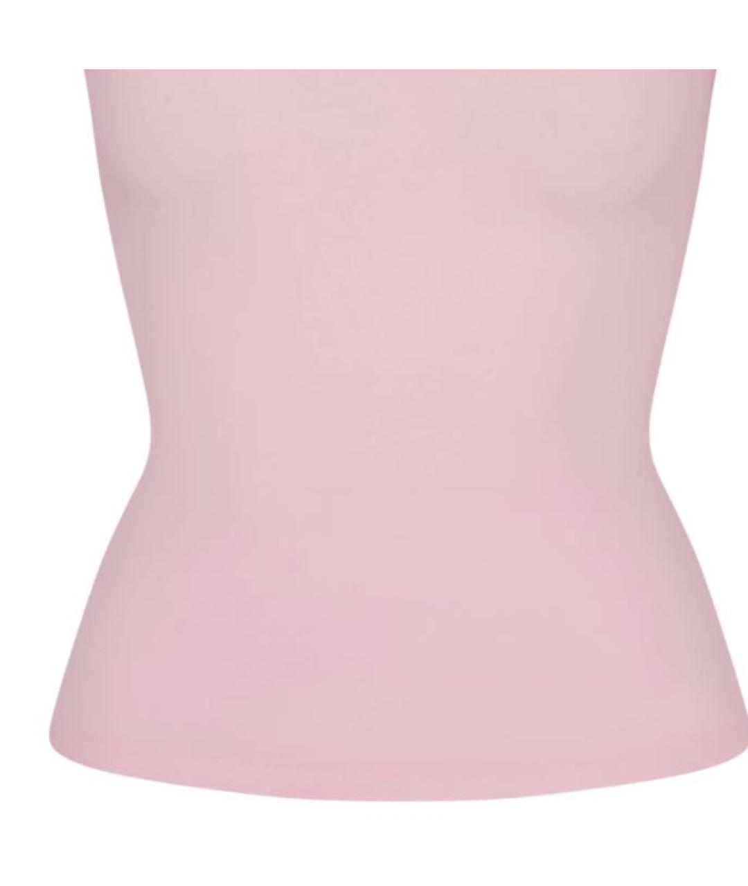 SKIMS Розовая хлопковая футболка, фото 4