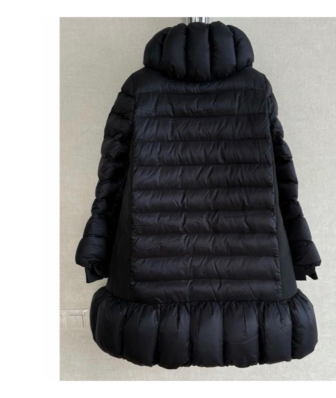 MONCLER Черный пуховик, фото 2