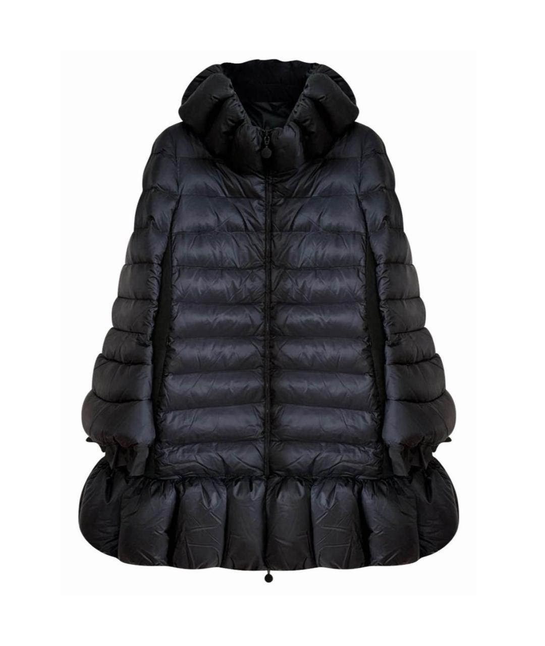 MONCLER Черный пуховик, фото 1