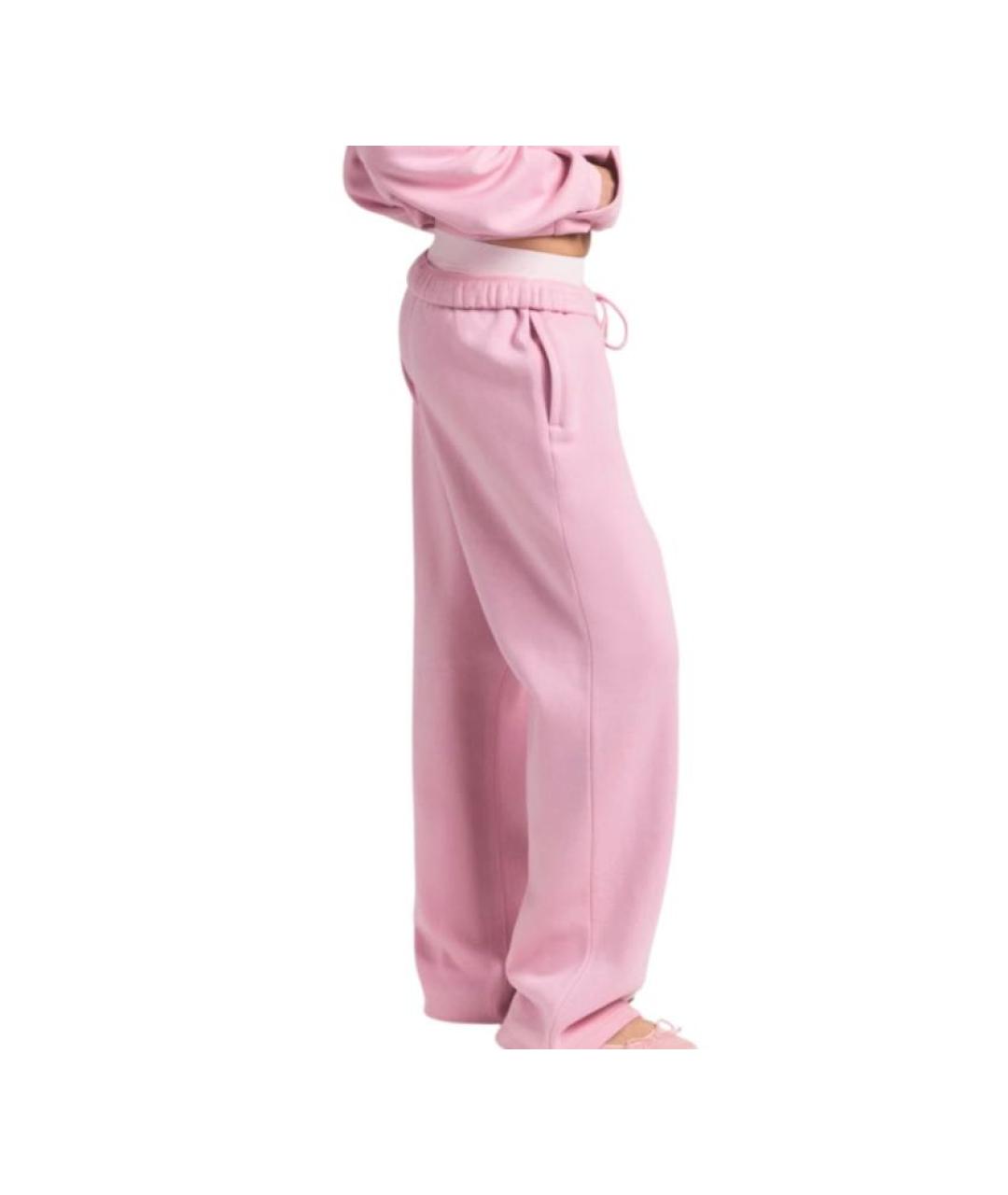 SKIMS Розовые хлопковые спортивные брюки и шорты, фото 4