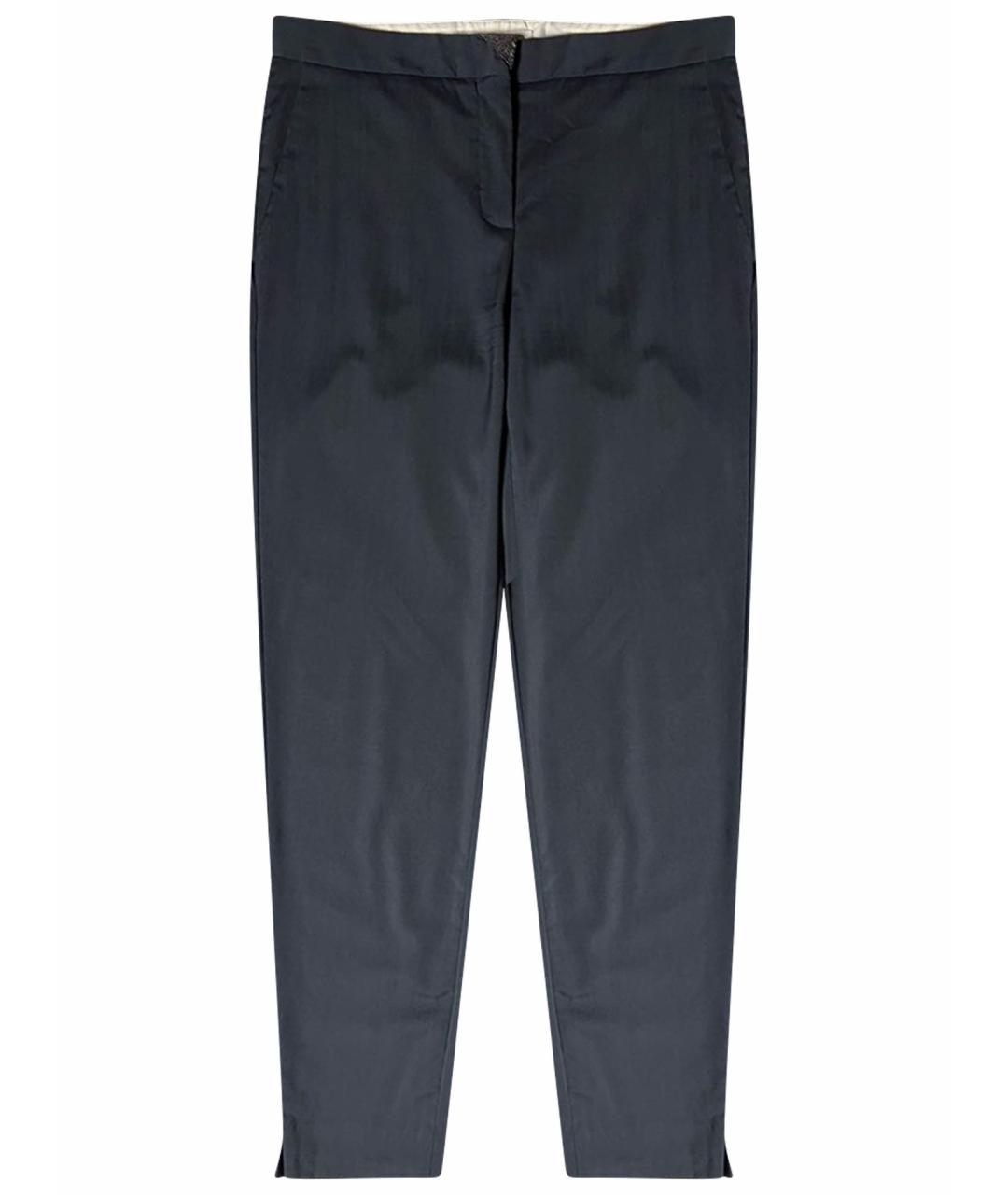 FABIANA FILIPPI Серые шерстяные брюки узкие, фото 1