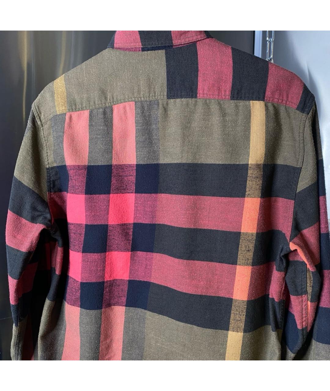 BURBERRY Мульти хлопковая кэжуал рубашка, фото 3