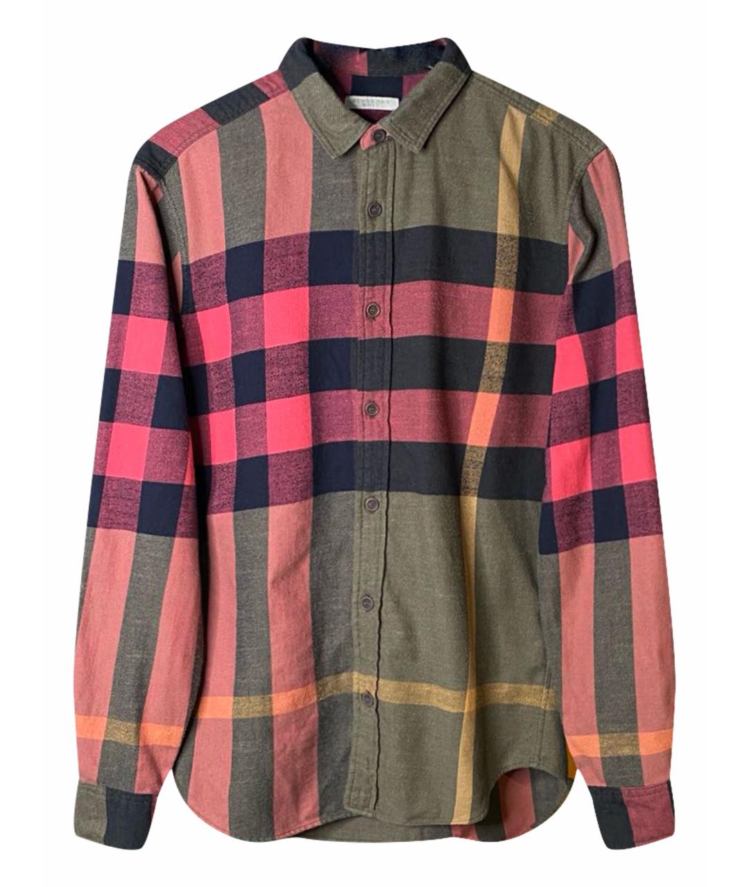 BURBERRY Мульти хлопковая кэжуал рубашка, фото 1