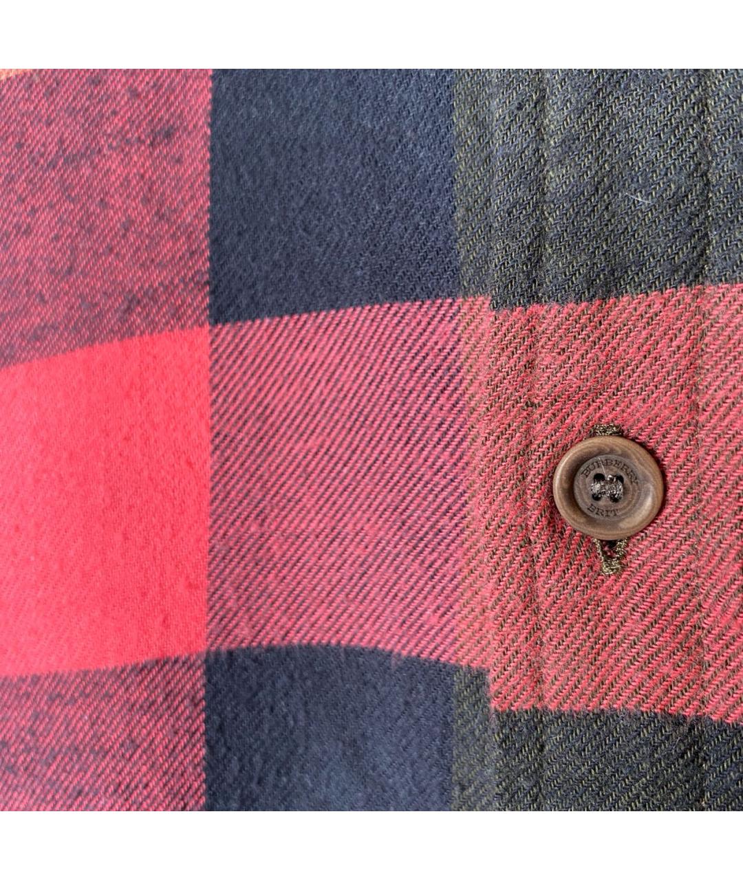BURBERRY Мульти хлопковая кэжуал рубашка, фото 4