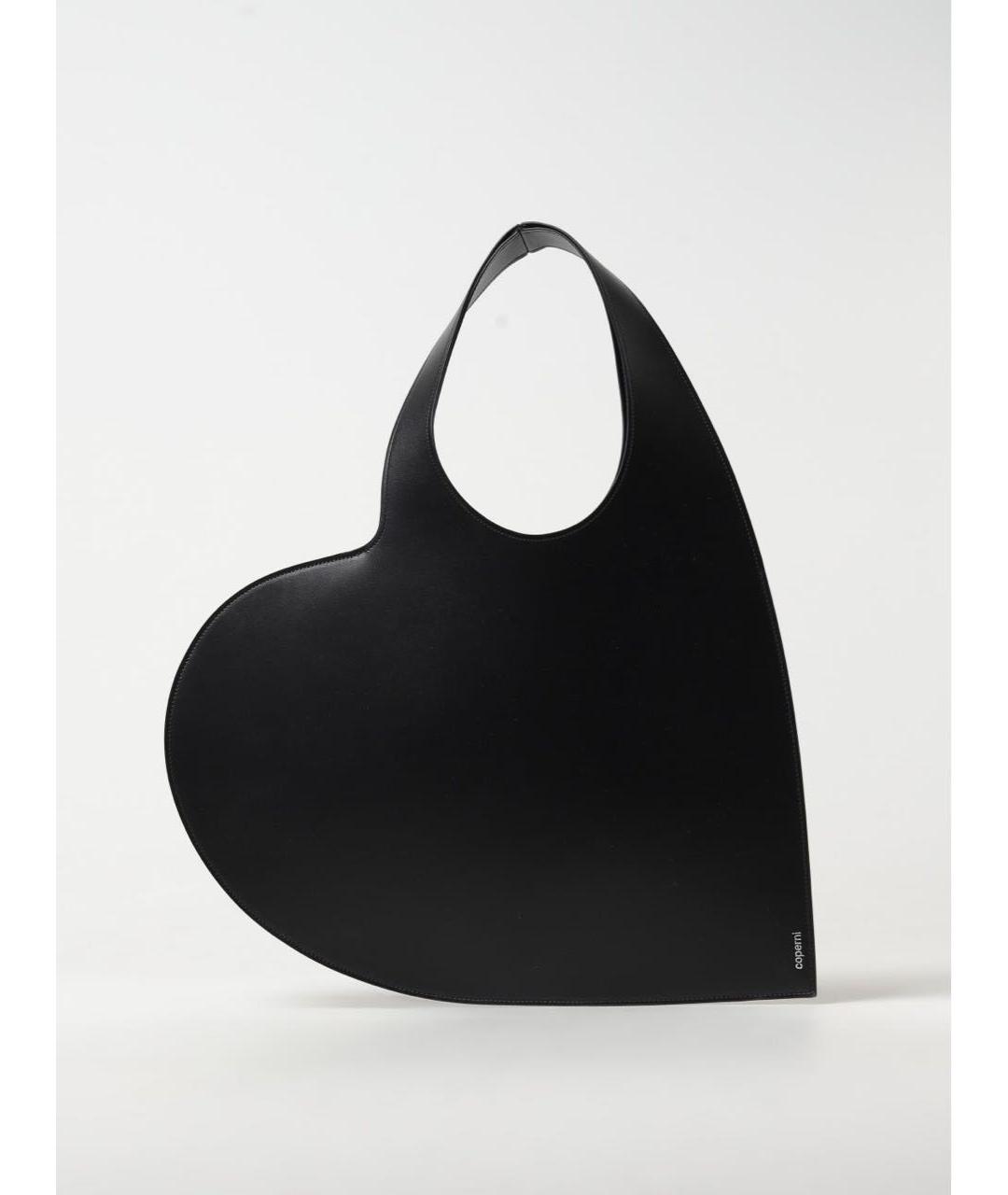 COPERNI Черная кожаная сумка с короткими ручками, фото 6