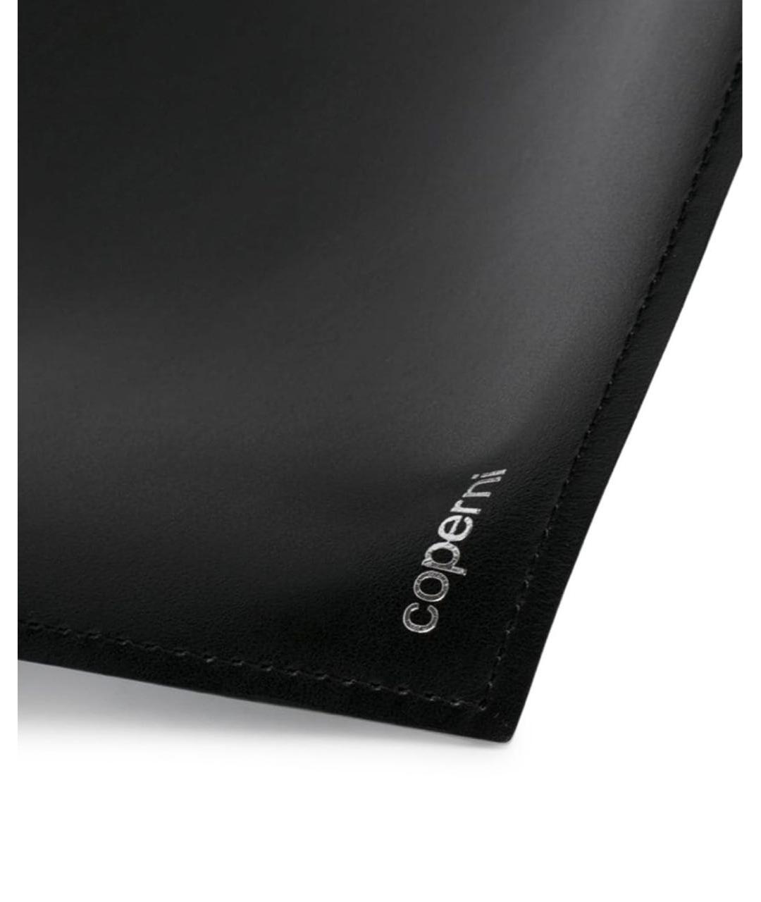 COPERNI Черная кожаная сумка с короткими ручками, фото 3
